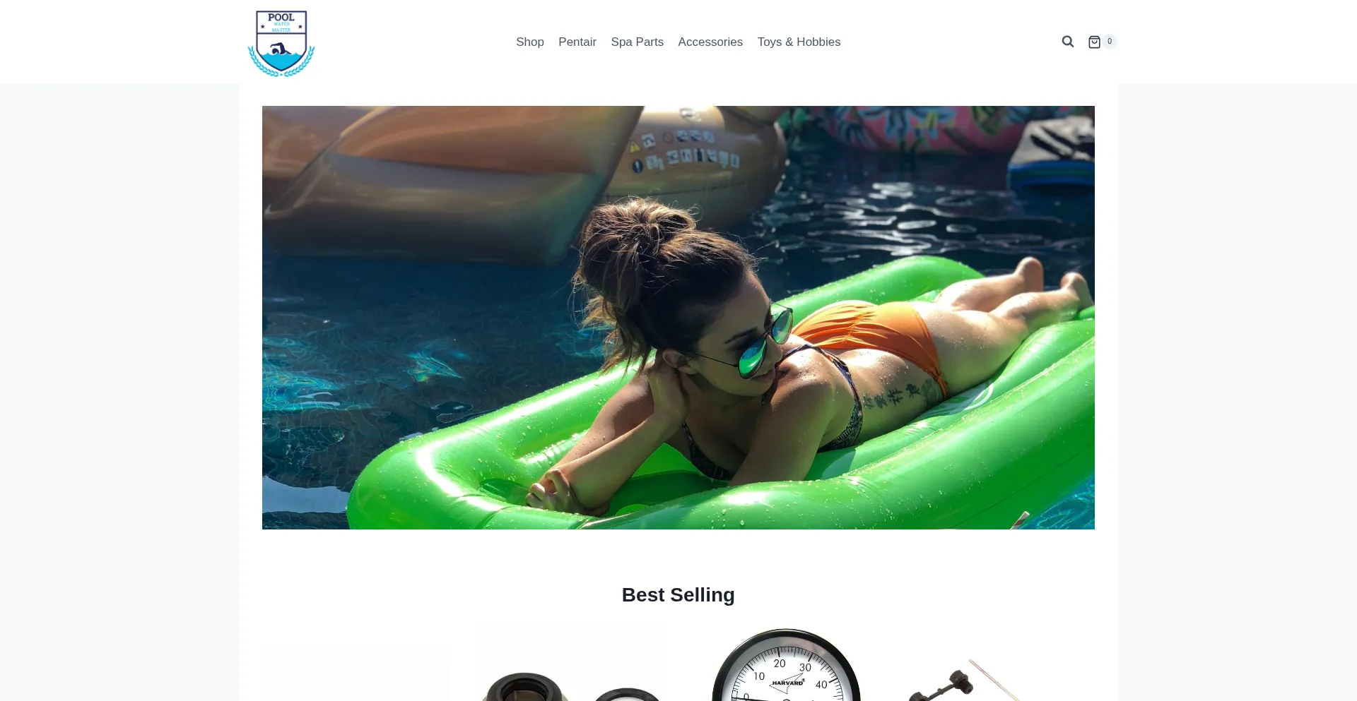 Poolwatermaster.com Screenshot