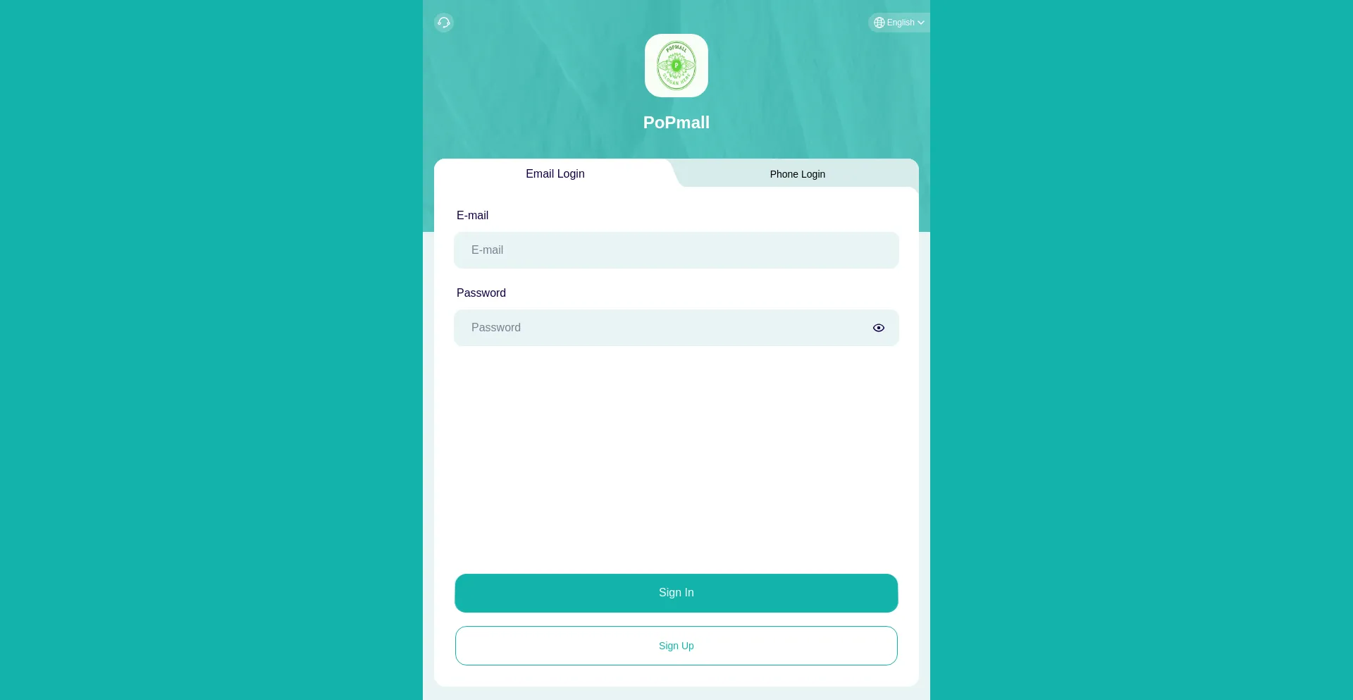 Website screenshot of Popmall.vip