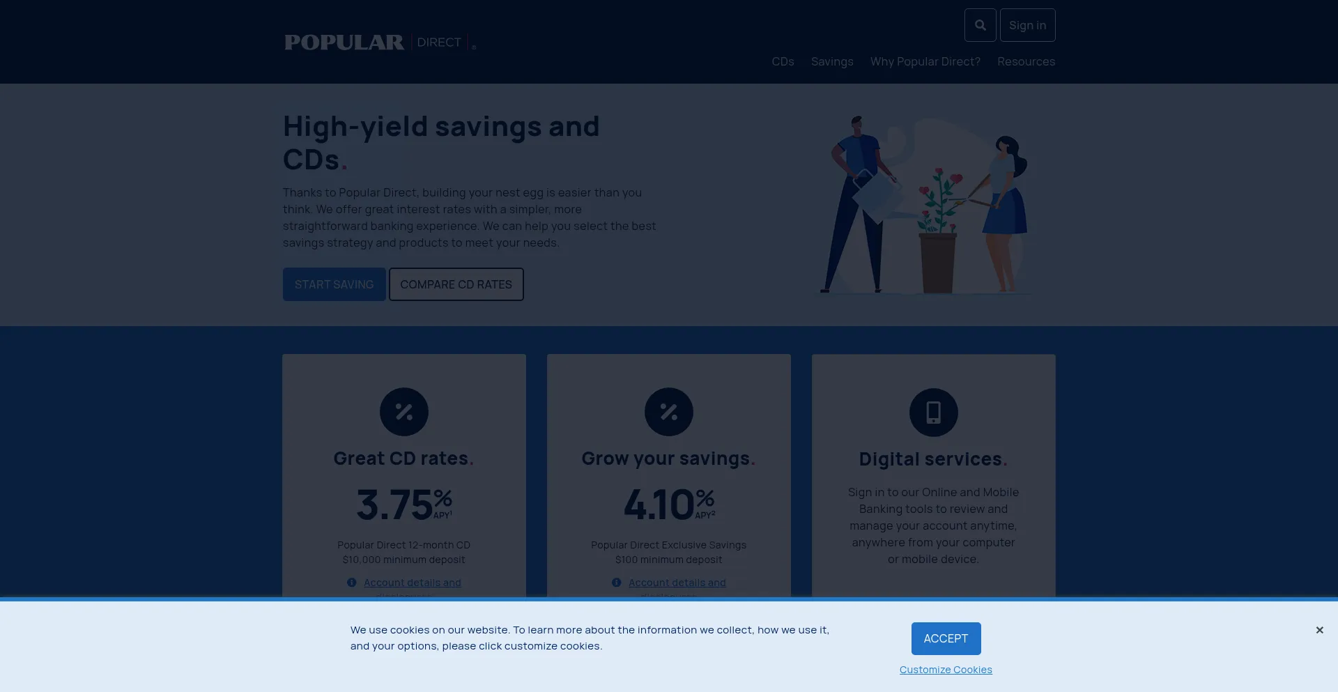 Populardirect.com Screenshot