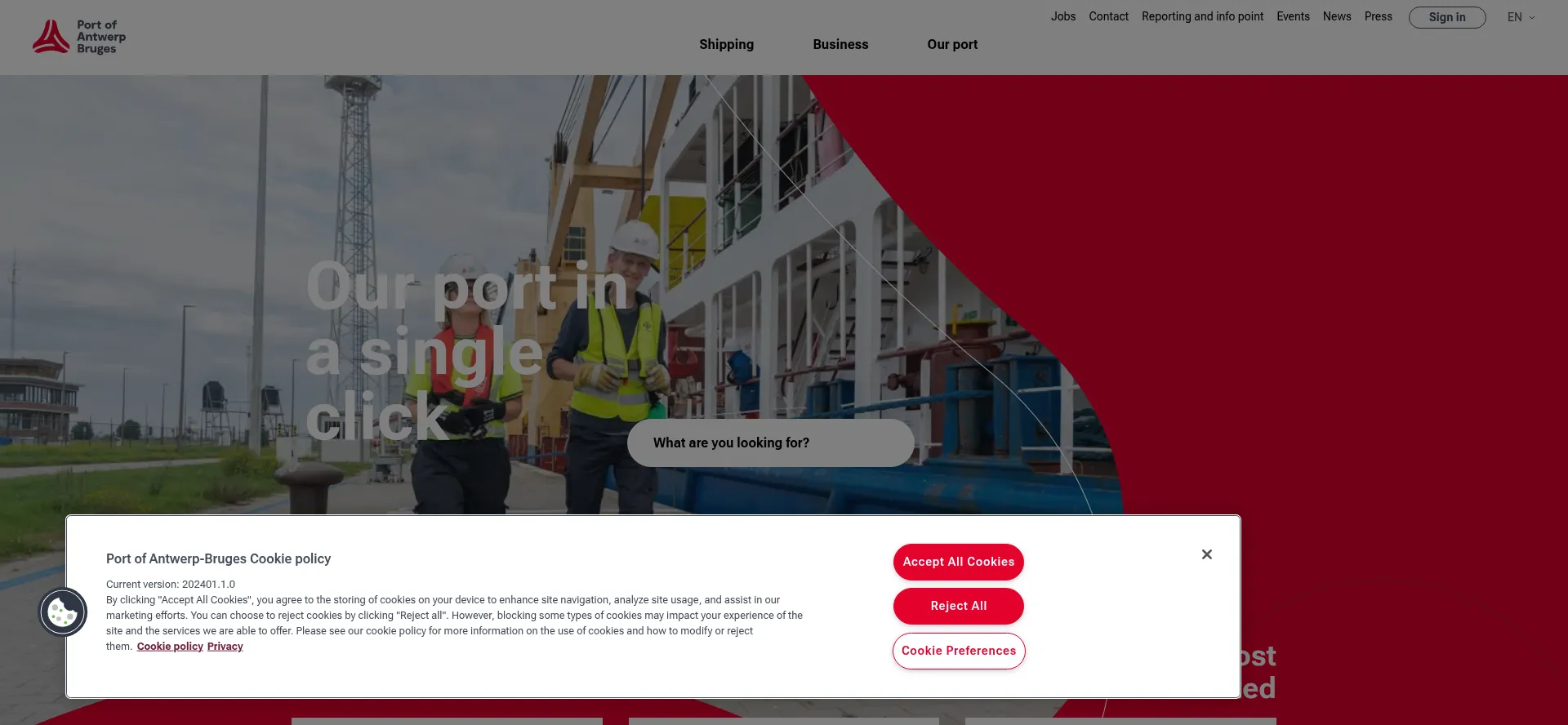 Portofantwerpbruges.com