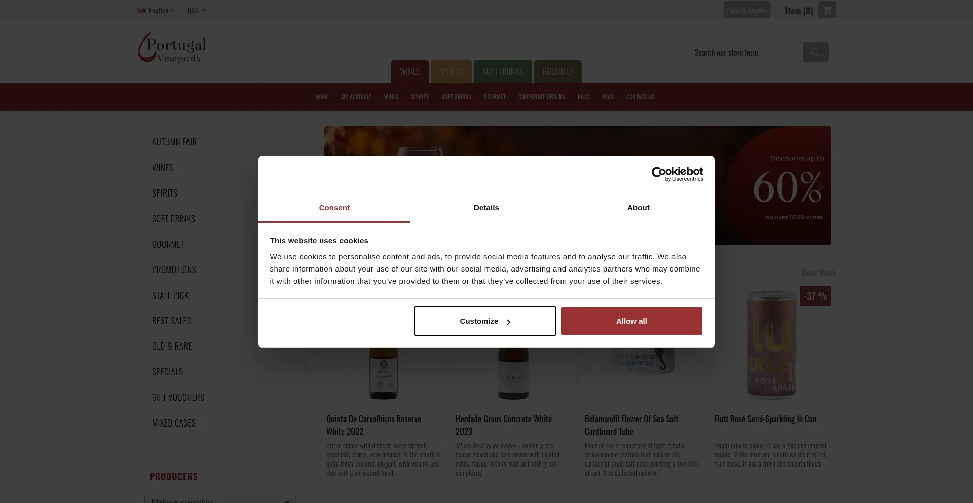 Ist Portugalvineyards.com sicher und vertrauenswürdig?
