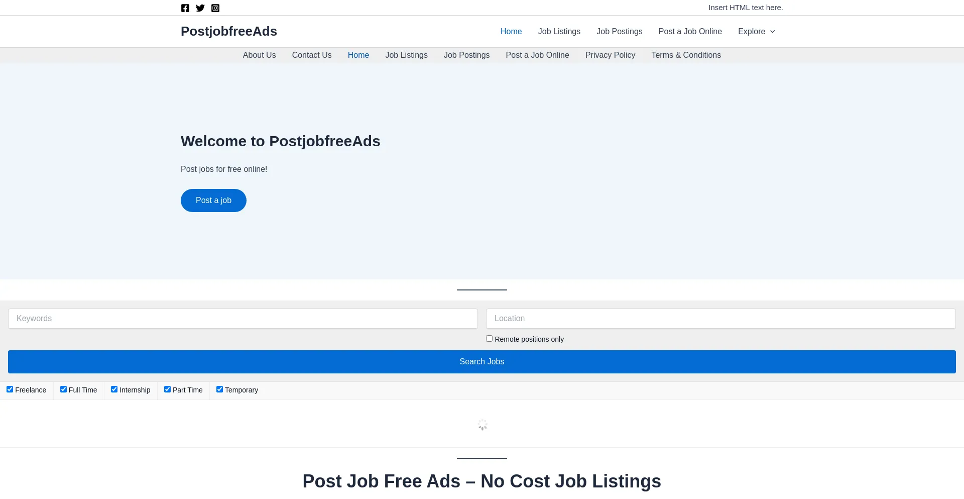 Ist Postjobfreeads.com sicher und vertrauenswürdig?