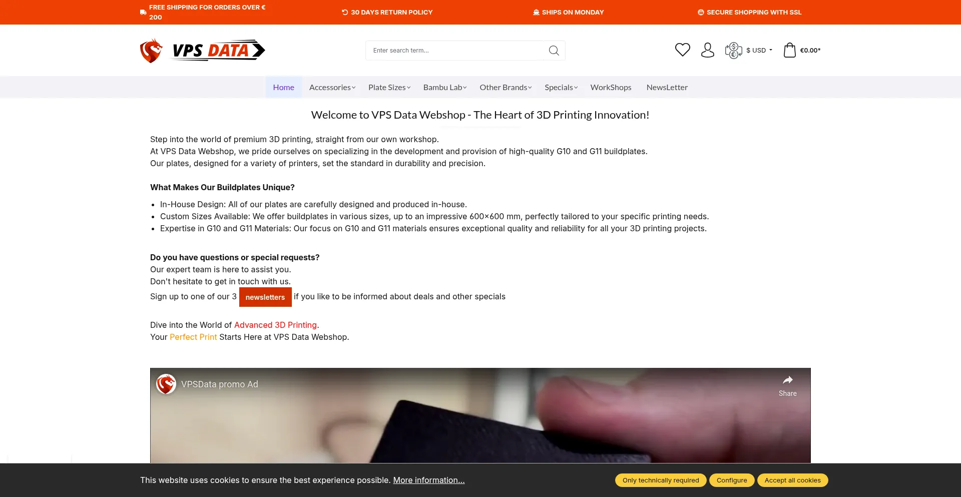 Website screenshot of Powerchaos.com