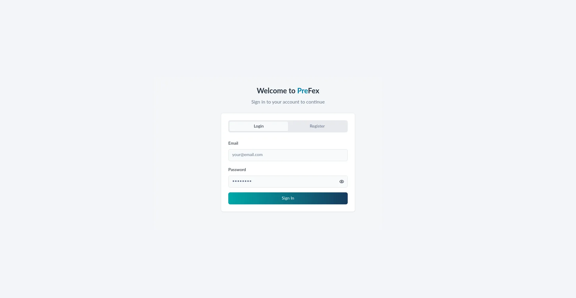 Website screenshot of Prefexai.club