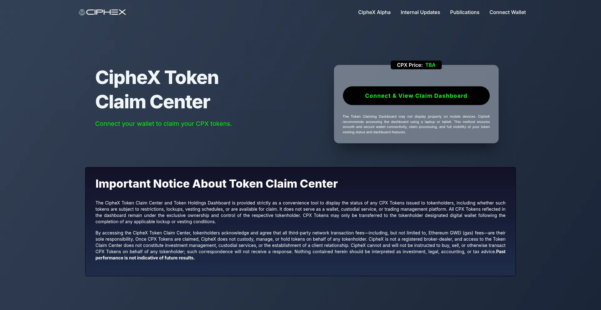 Presale.ciphex.io