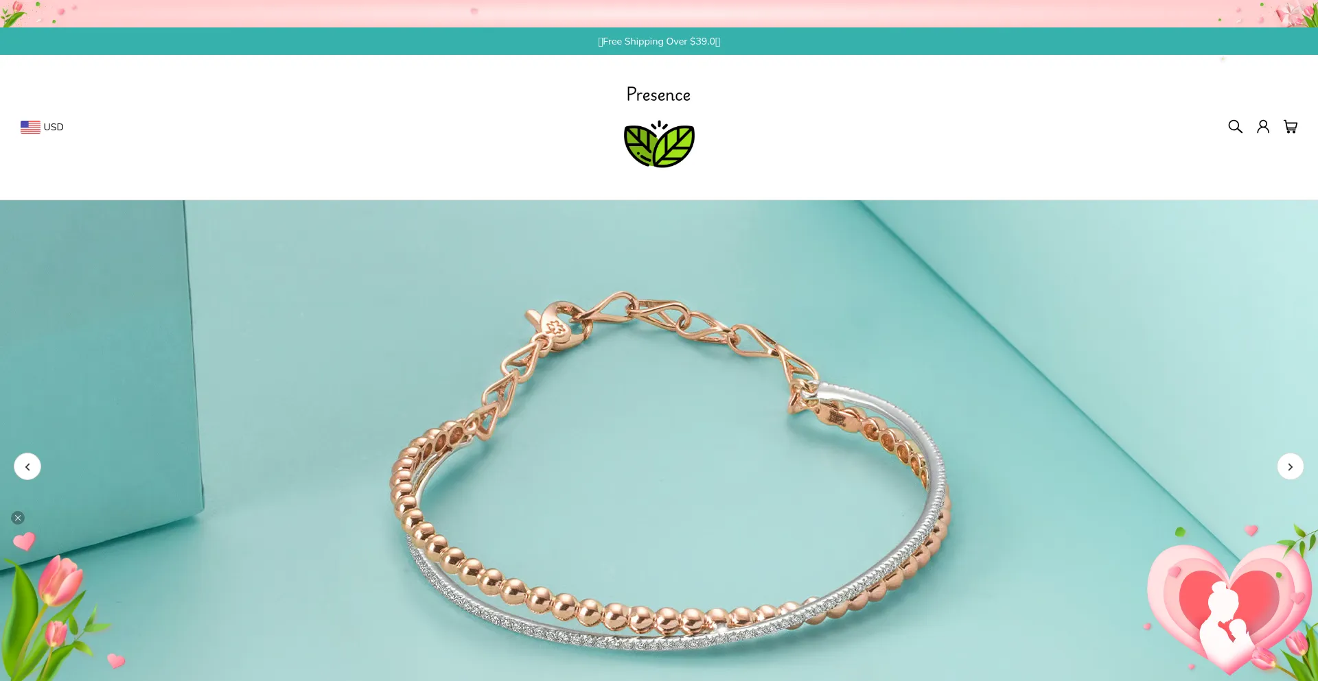 Website screenshot of Presencein.com