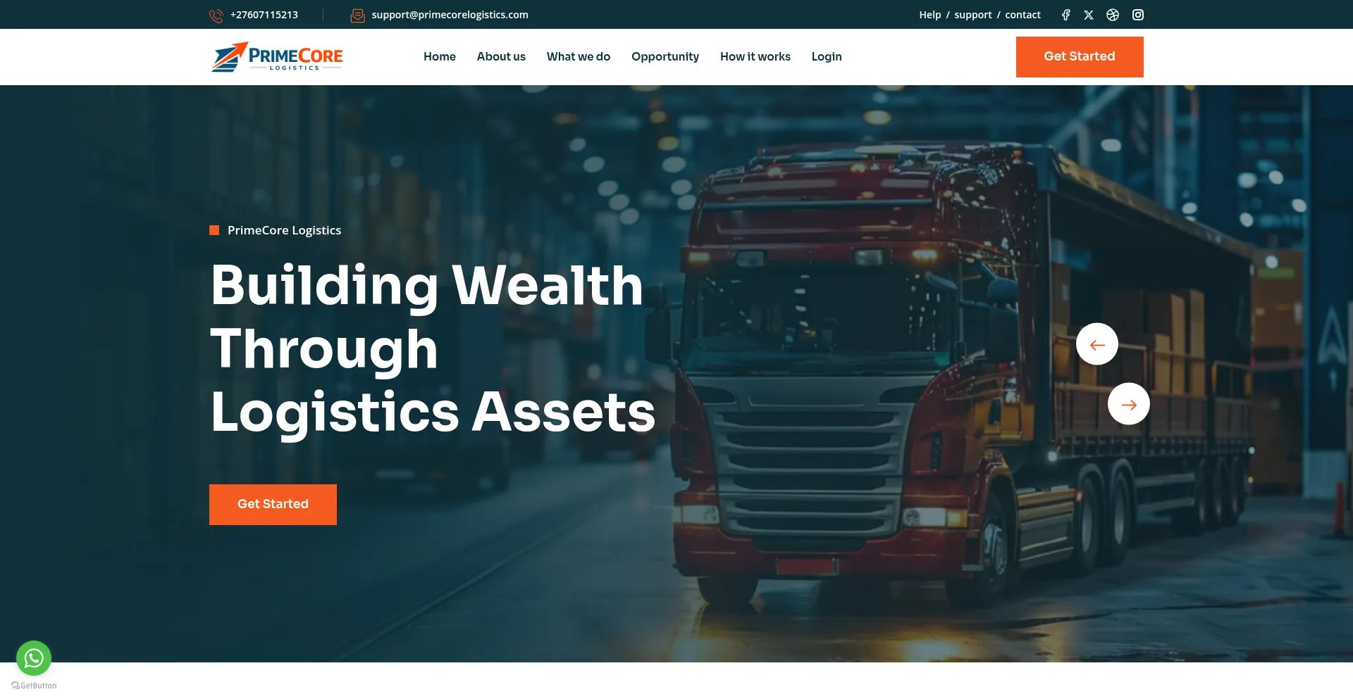 Primecorelogistics.com