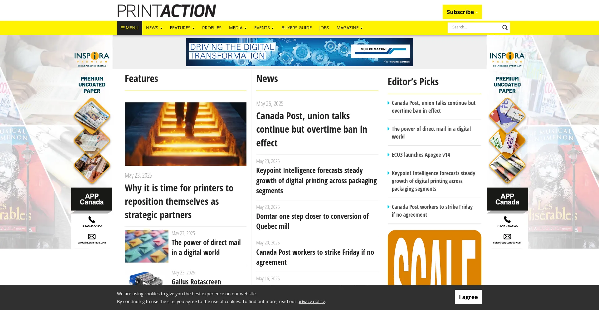 Printaction.com Screenshot