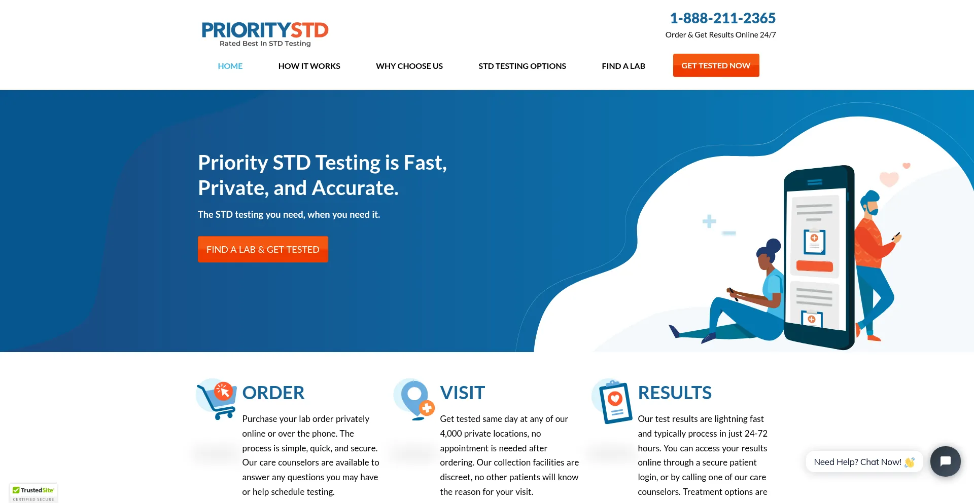 Ist Prioritystdtesting.com sicher und vertrauenswürdig?