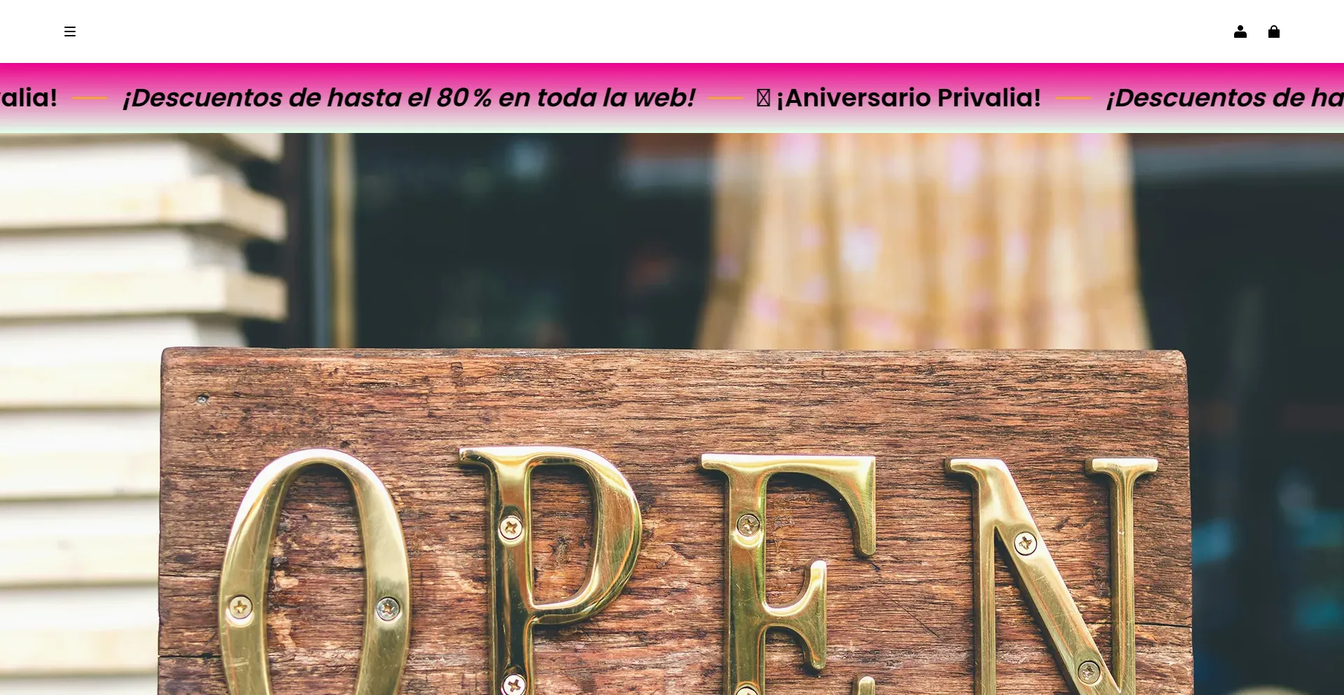 Website screenshot of Privalioferta.online
