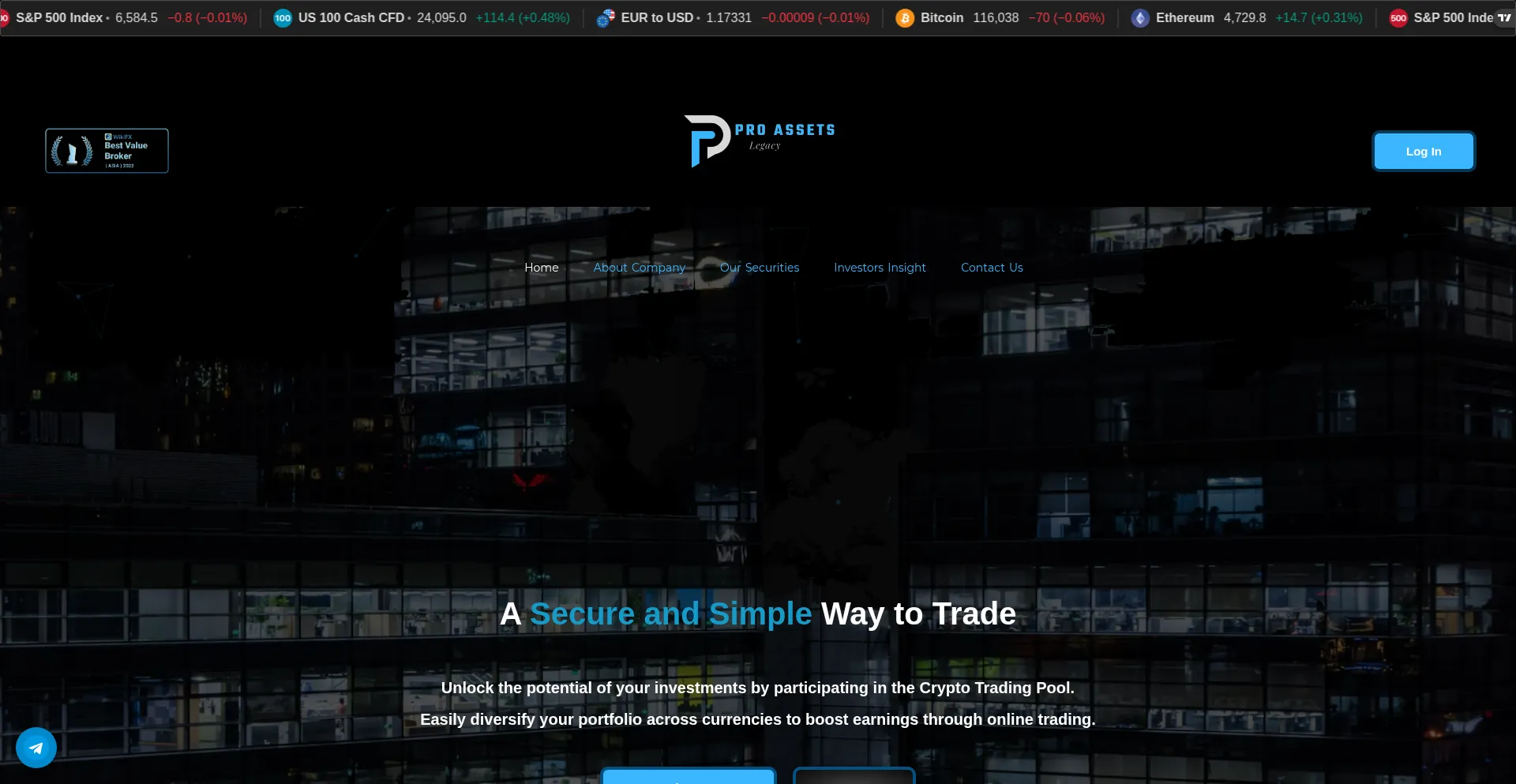 Ist Proassetlegacy.com sicher und vertrauenswürdig?