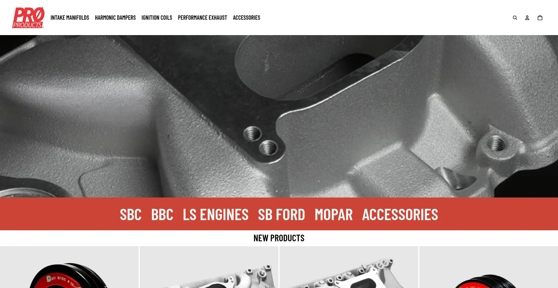 Website screenshot of Professional-products.com