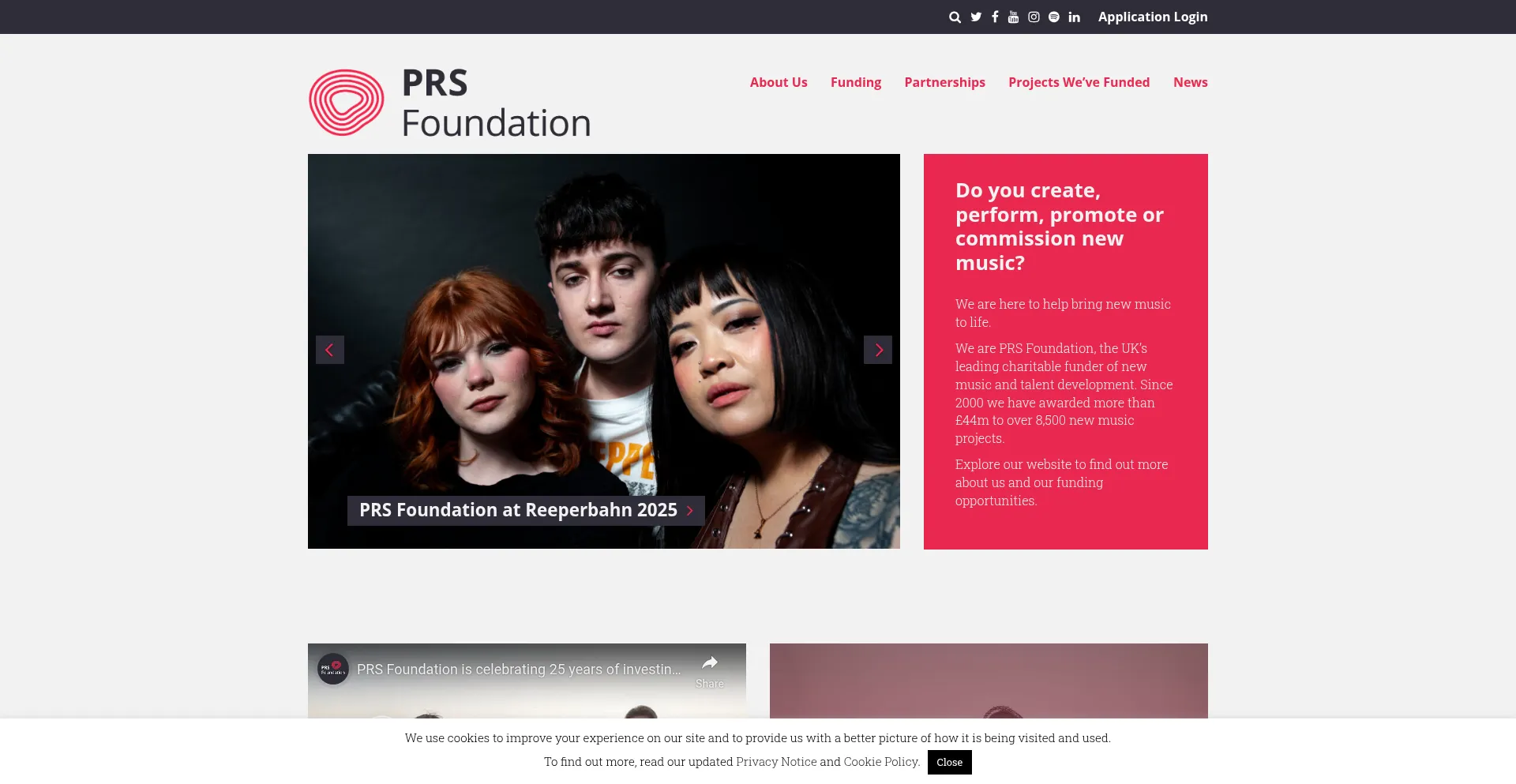 Prsfoundation.com Screenshot