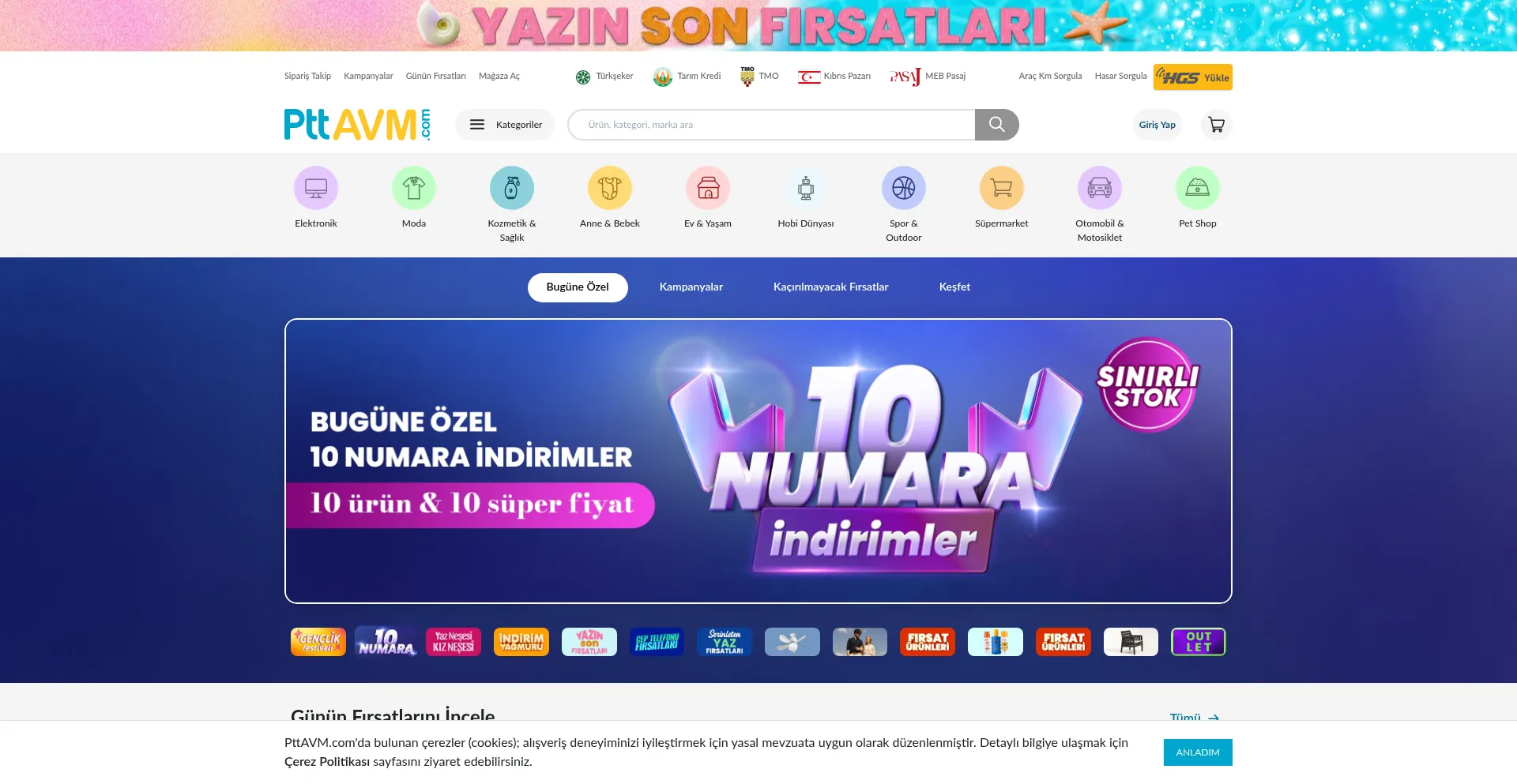 Website screenshot of Pttavm.mobiltr-islemlerim.com.tr