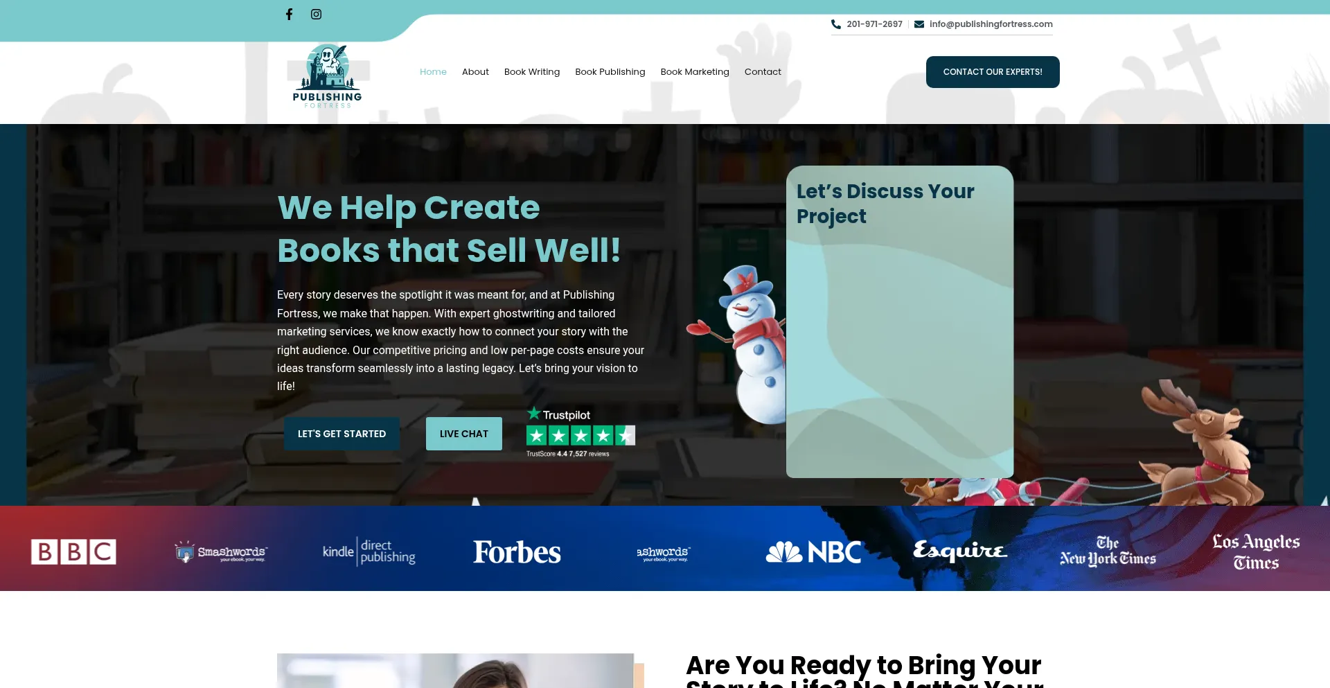 Publishingfortress.com Screenshot