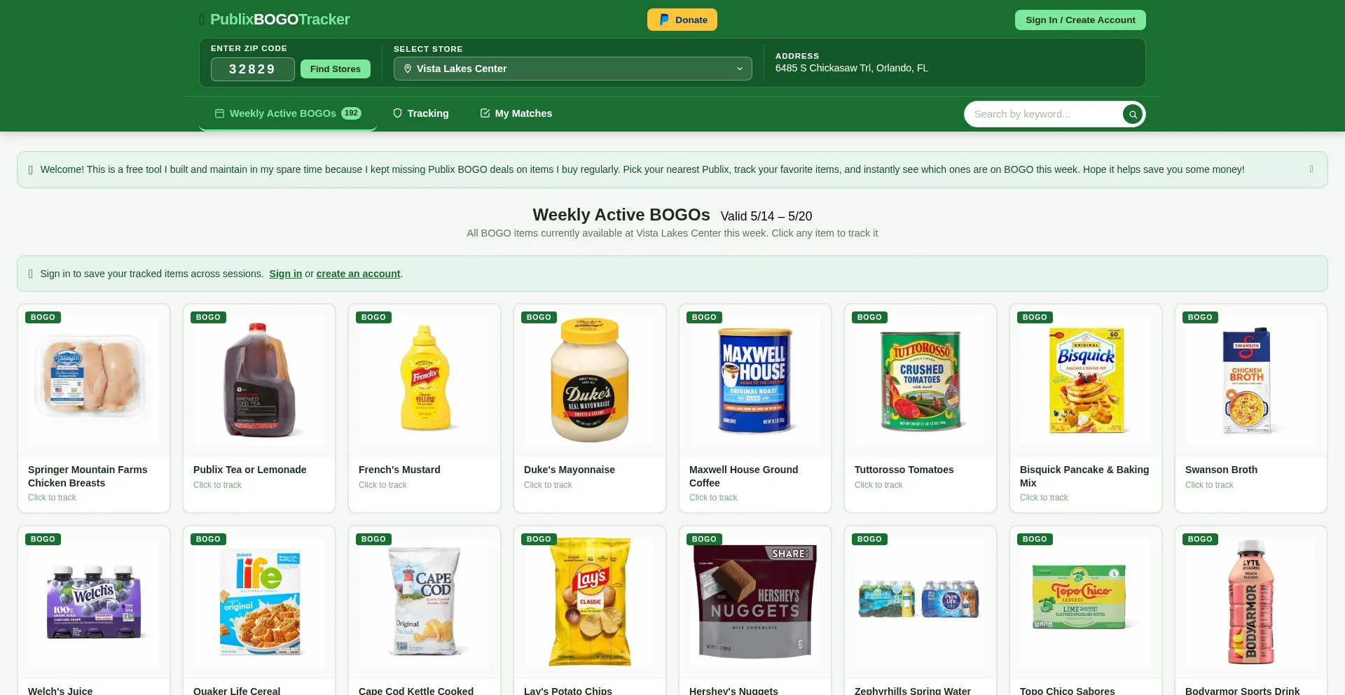 Publixbogotracker.com