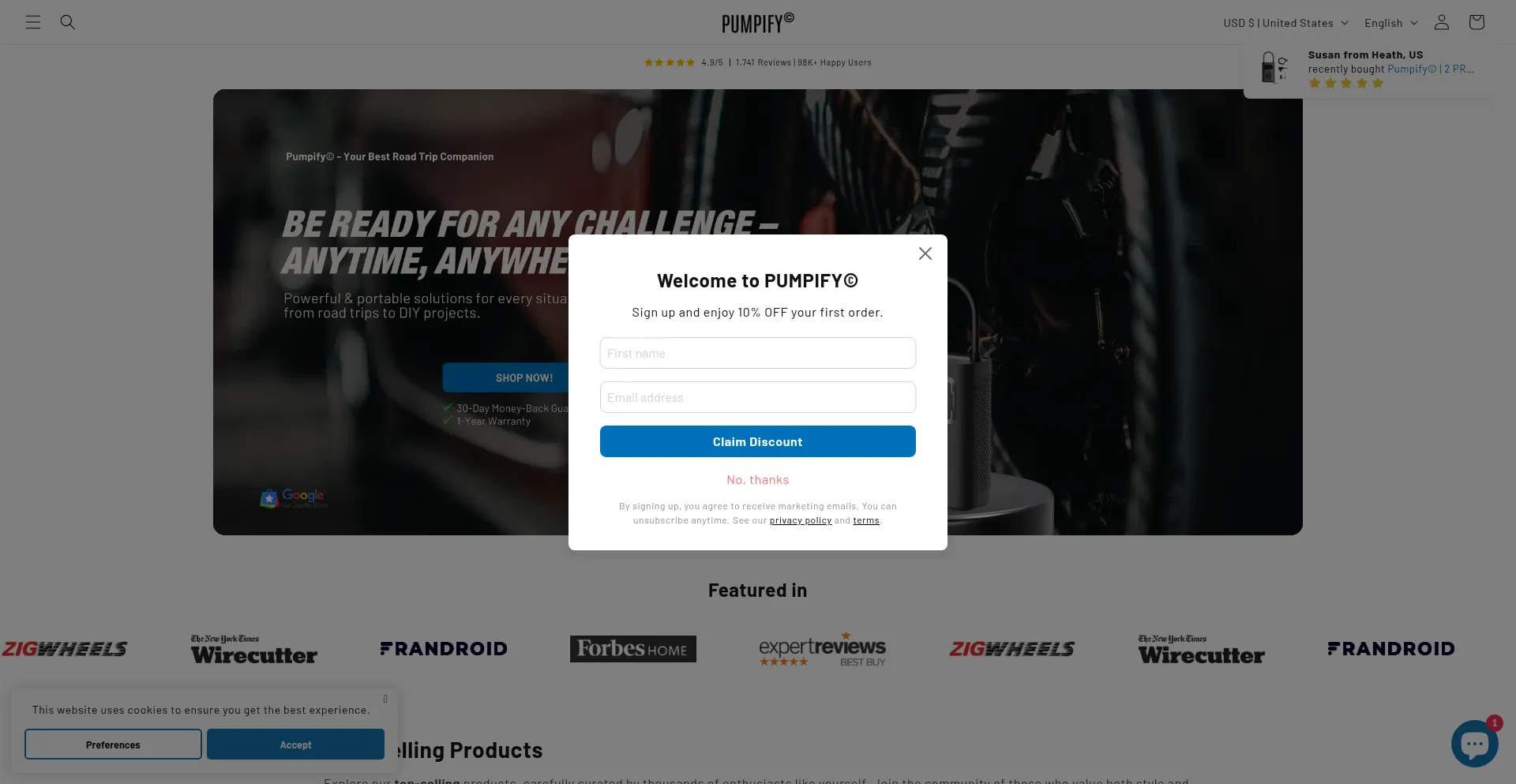 Ist Pumpify.us sicher und vertrauenswürdig?