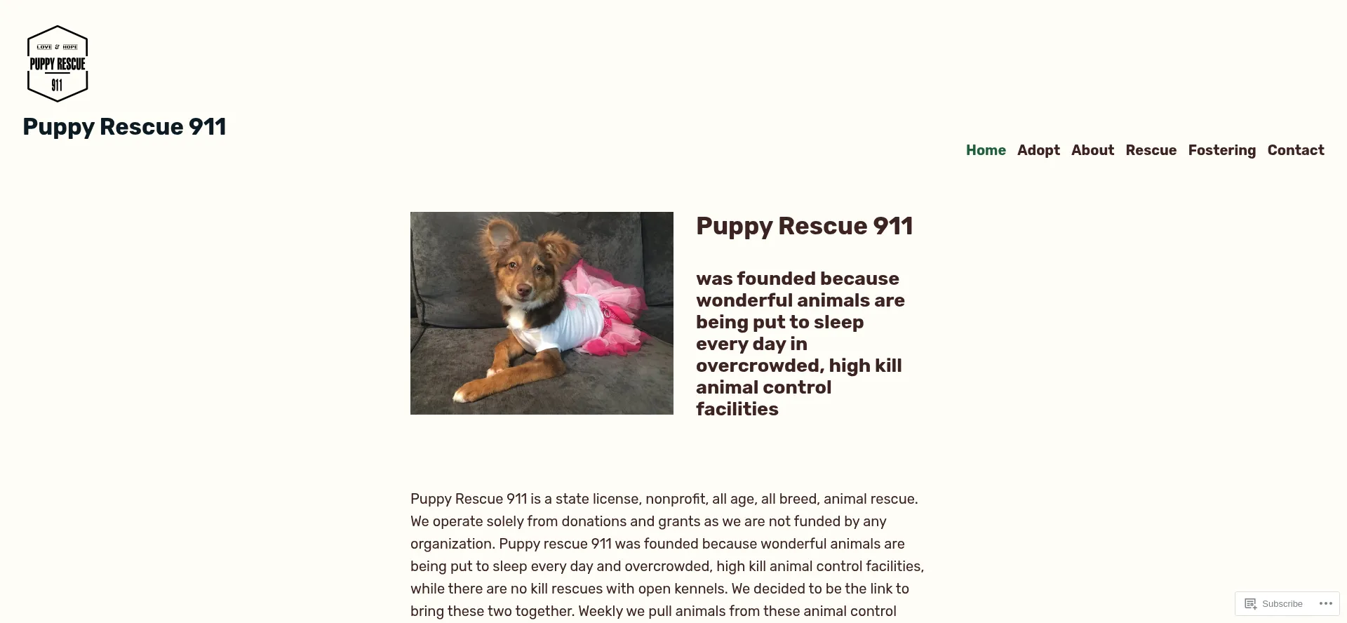 Puppyrescue911.org