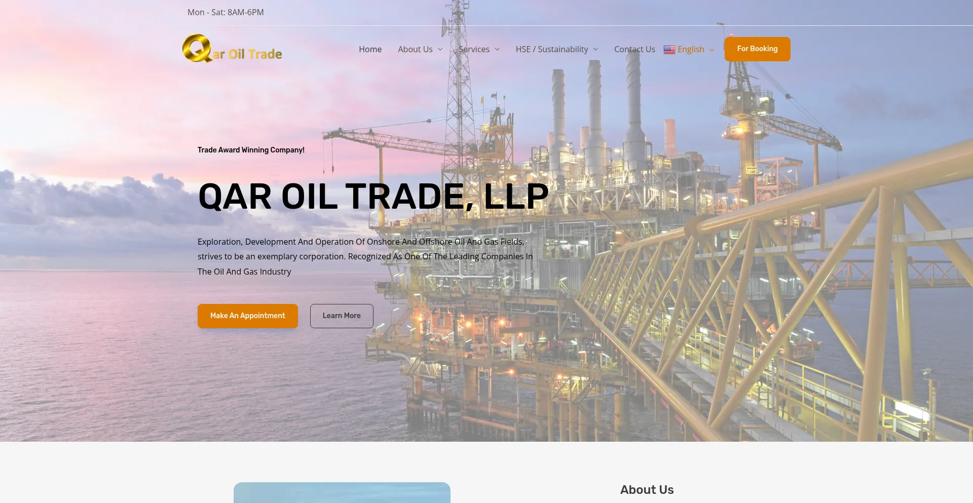 Qaroiltrade.kz Screenshot