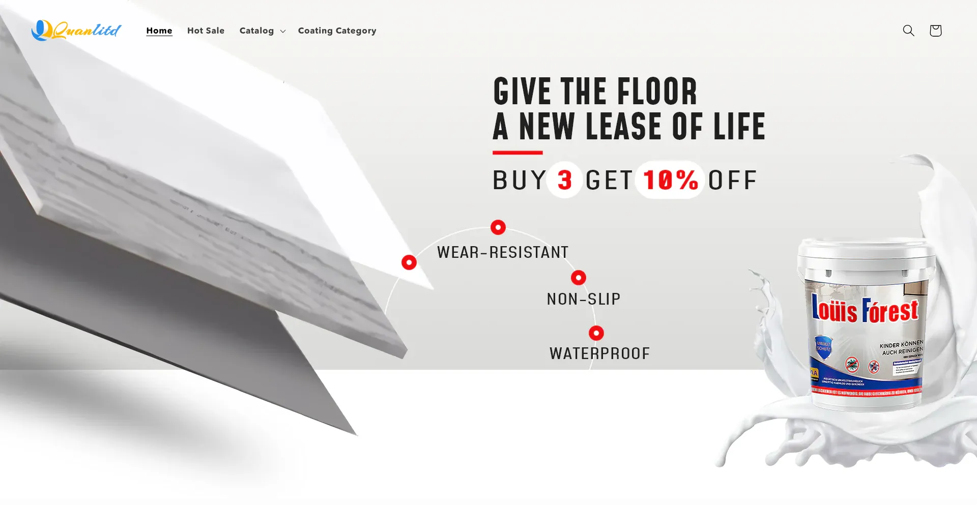 Website screenshot of Qualitd.com