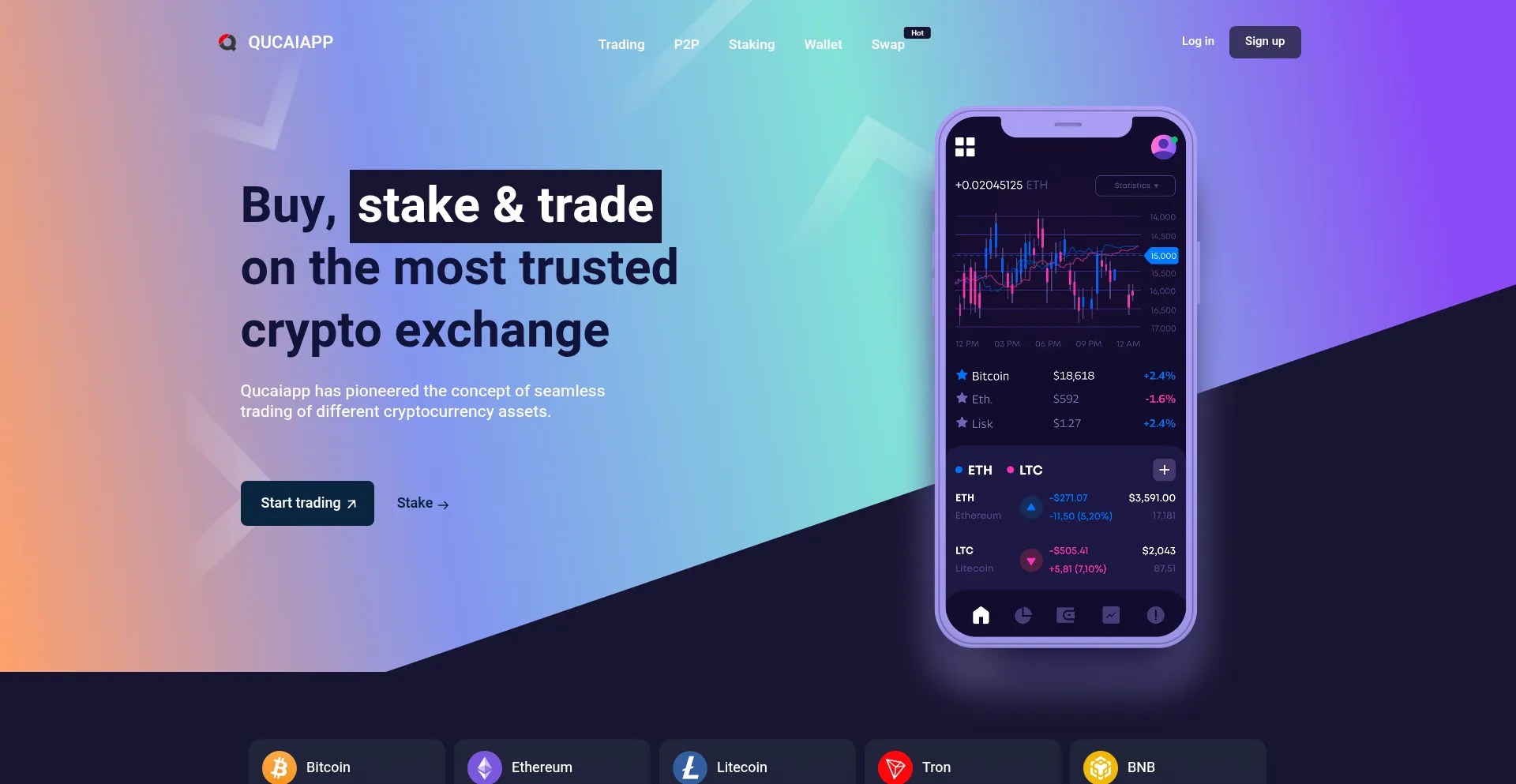 Qucaiapp.com Screenshot