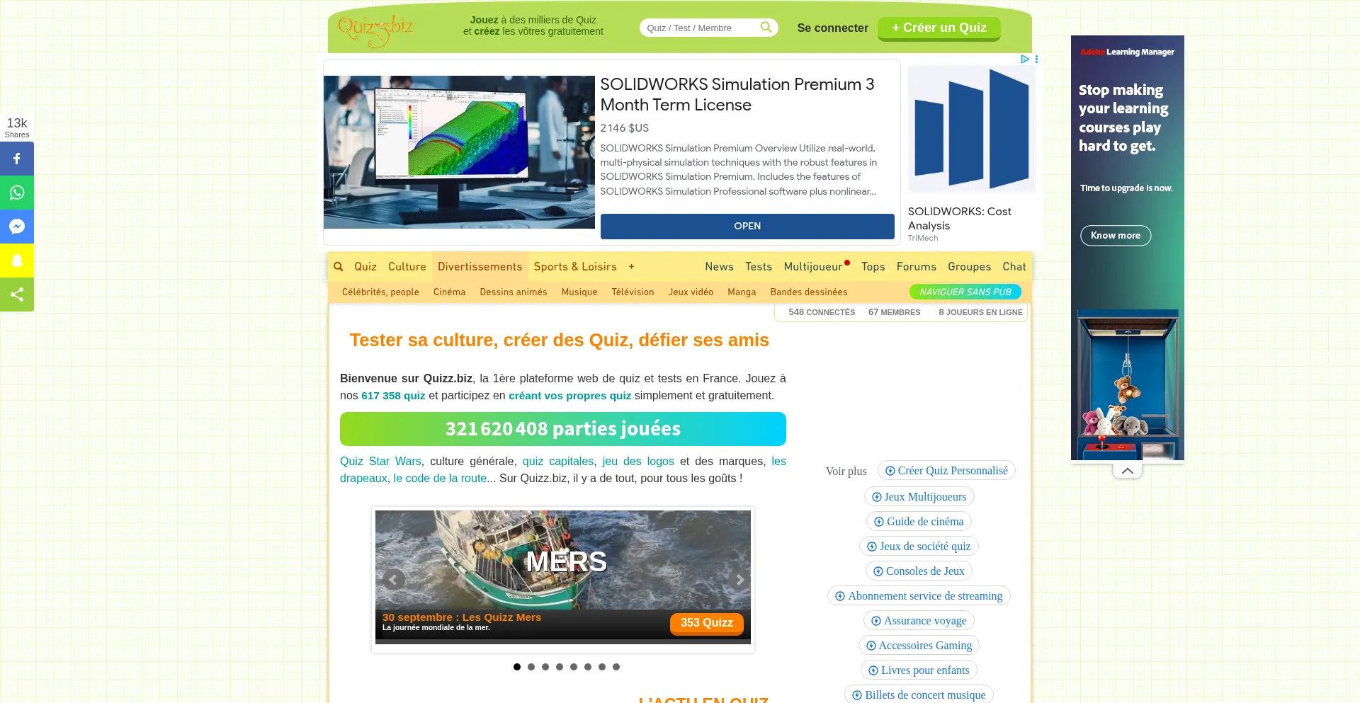 Quizz.biz Screenshot