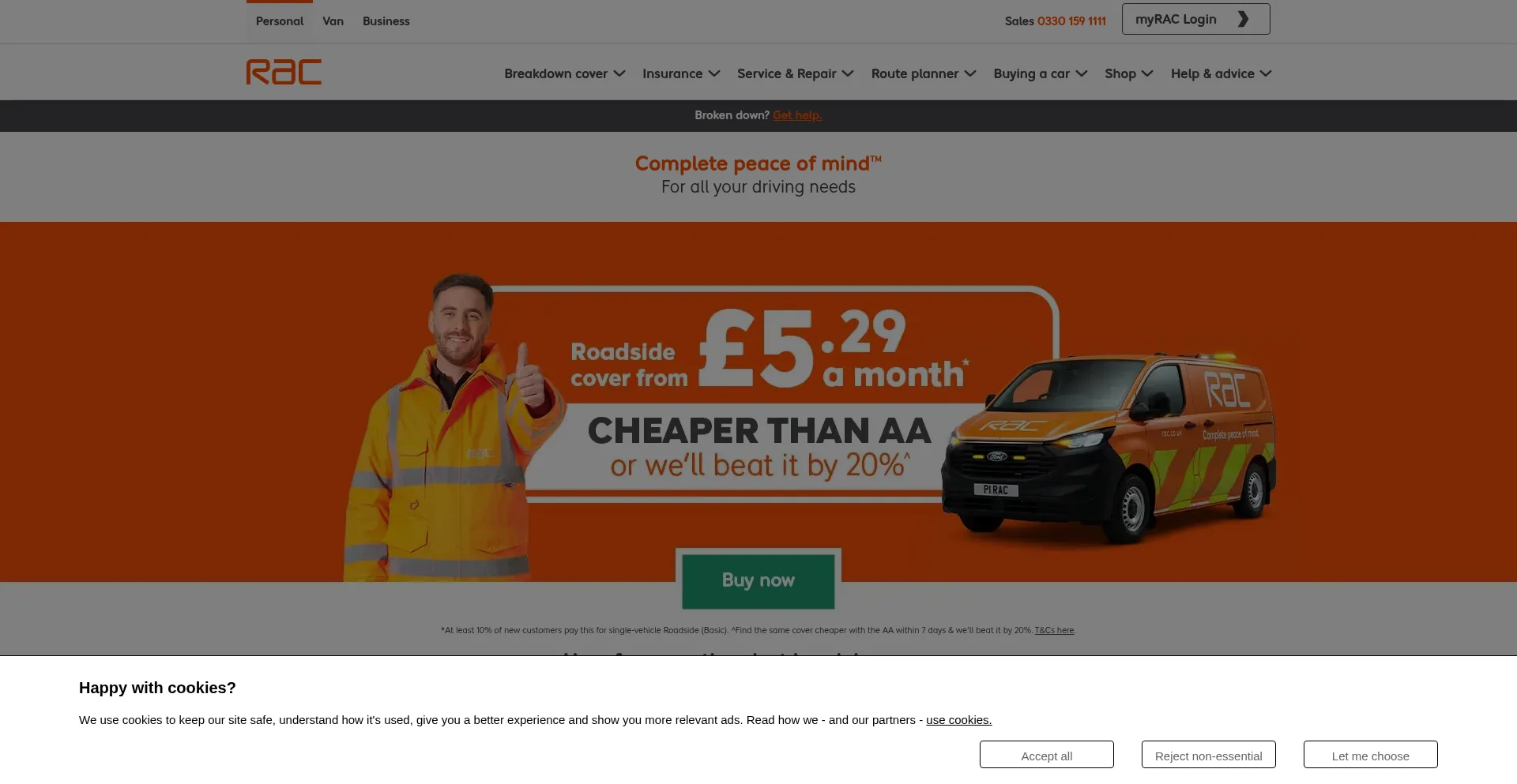 Ist Rac.co.uk sicher und vertrauenswürdig?