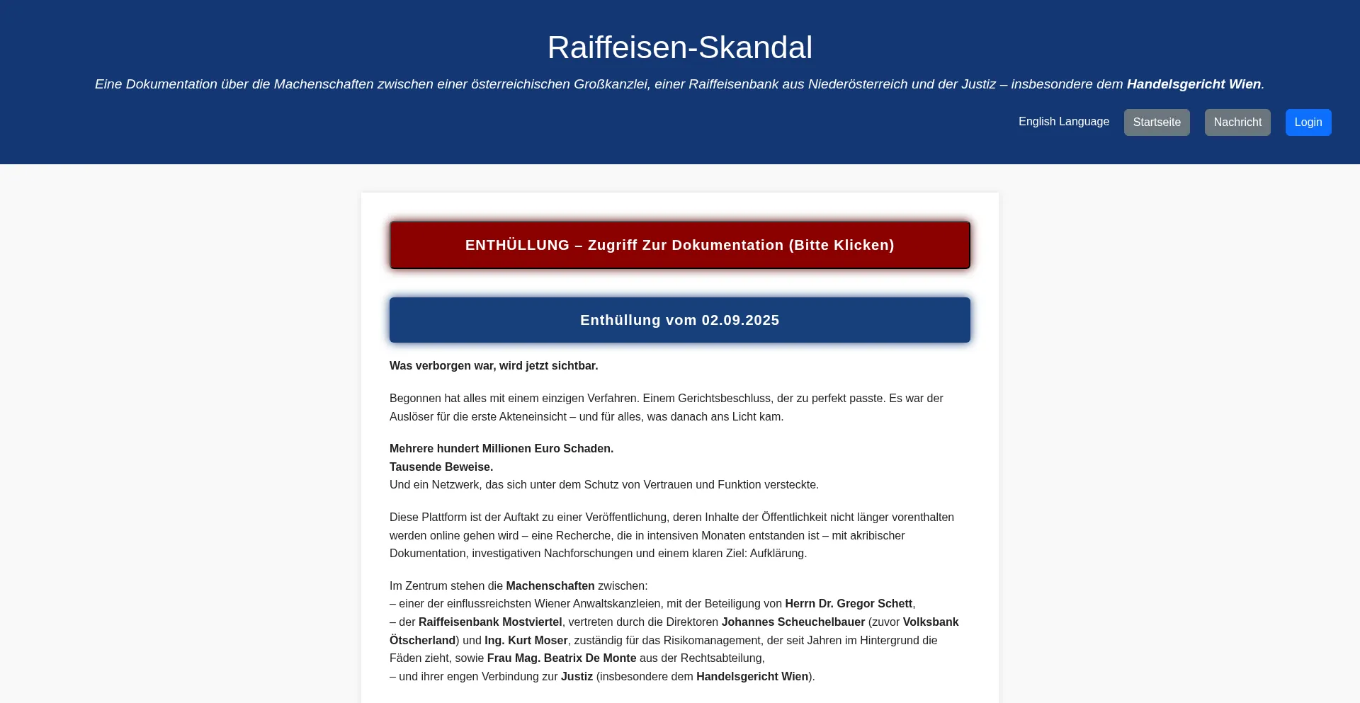Ist Raiffeisenskandal.com sicher und vertrauenswürdig?