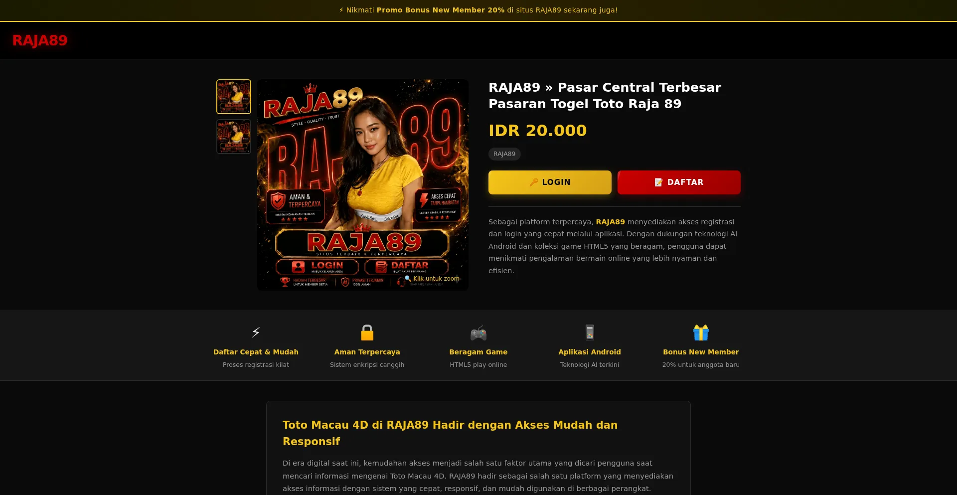 Raja89play.com