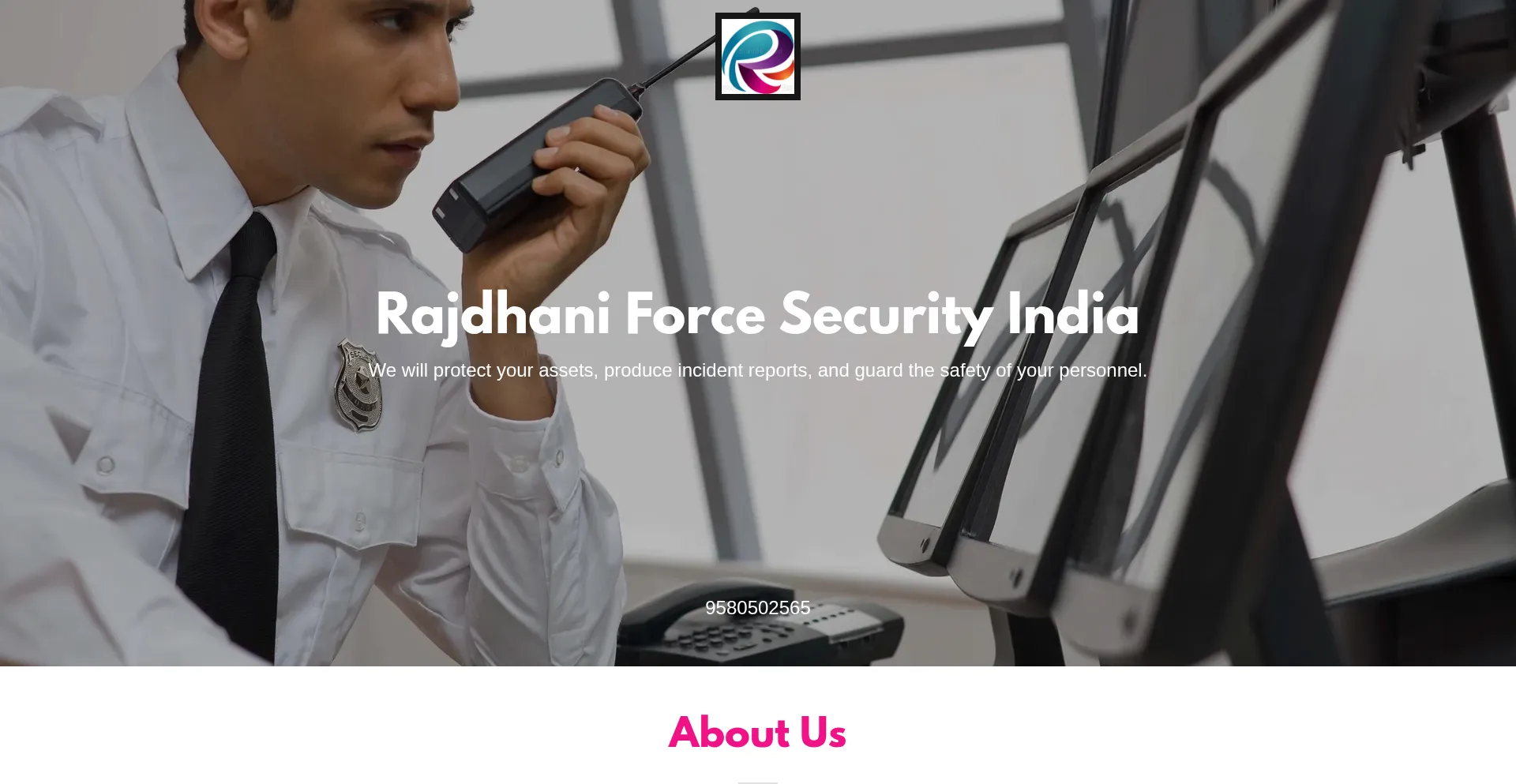 Rajdhaniforcesecurity.com Screenshot