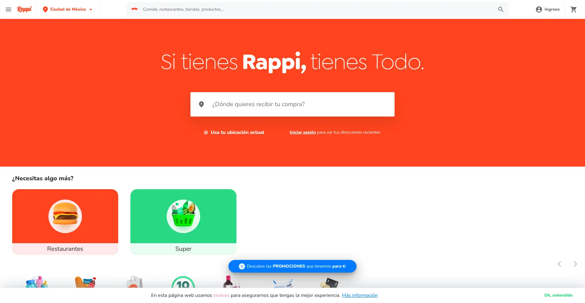 Rappi.com.mx Screenshot