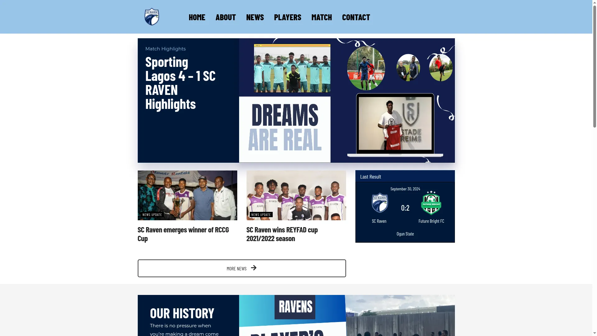 Ravenfootballclub.com