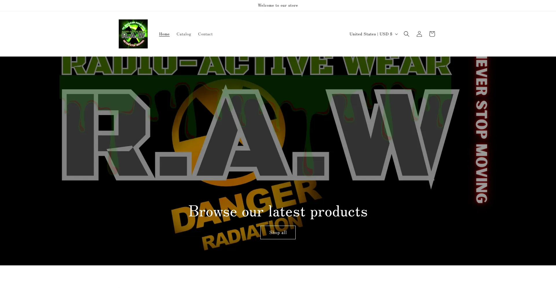 Ist Raw-radioactivewear.myshopify.com sicher und vertrauenswürdig?