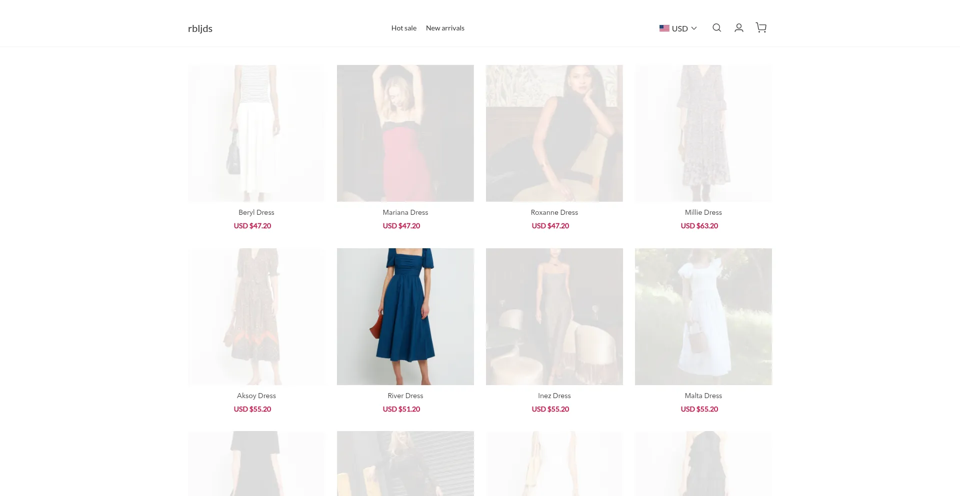 Website screenshot of Rbljds.com