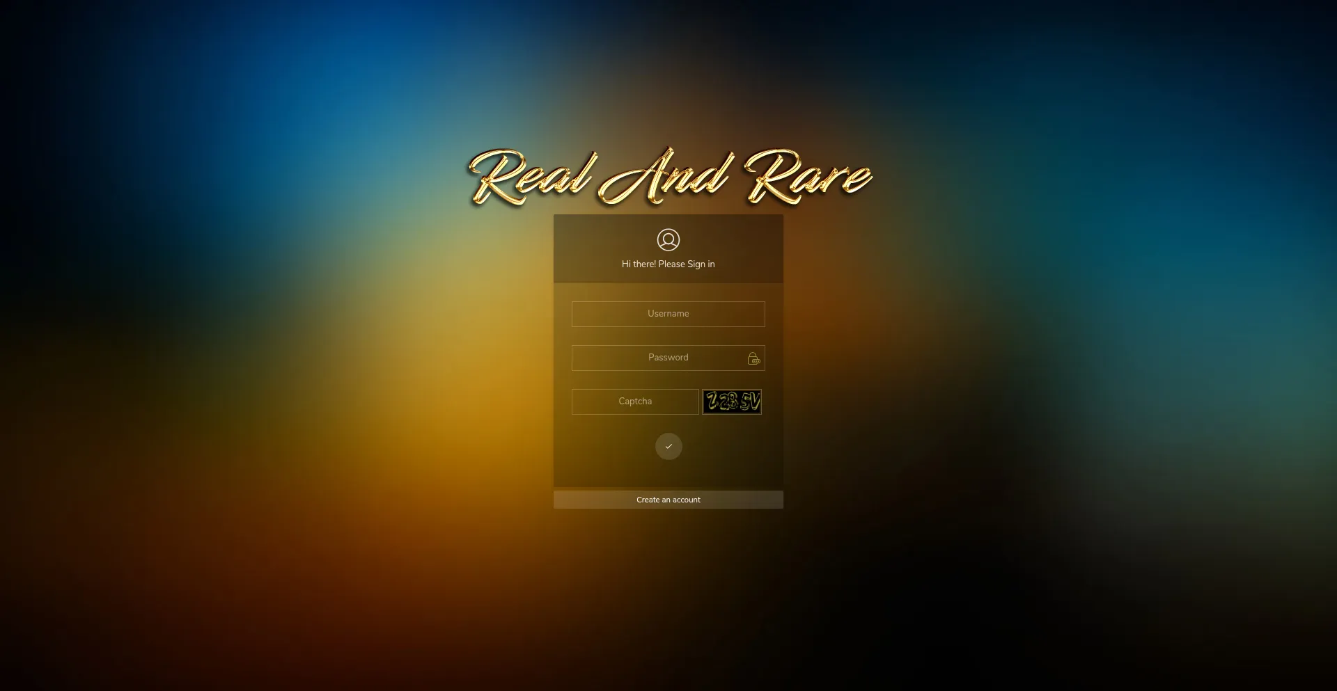 Website screenshot of Realandrare.io