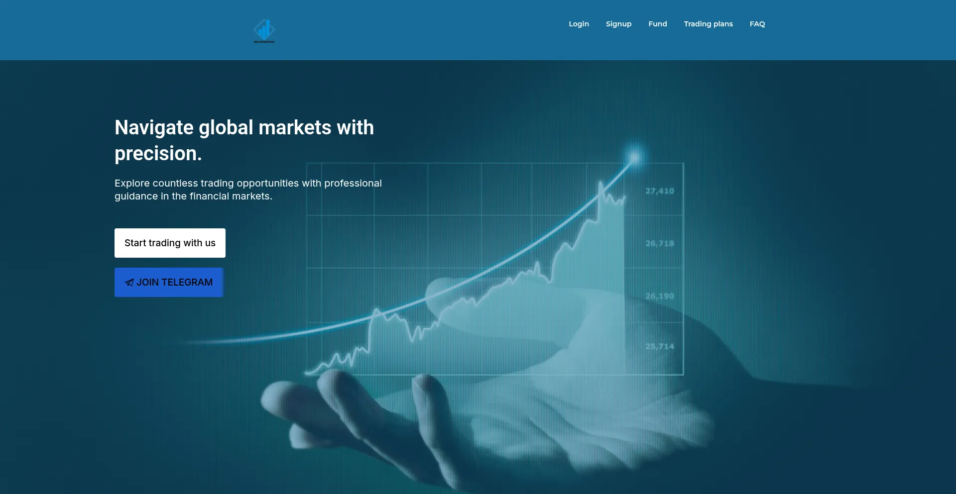 Website screenshot of Realtimeinvest.co