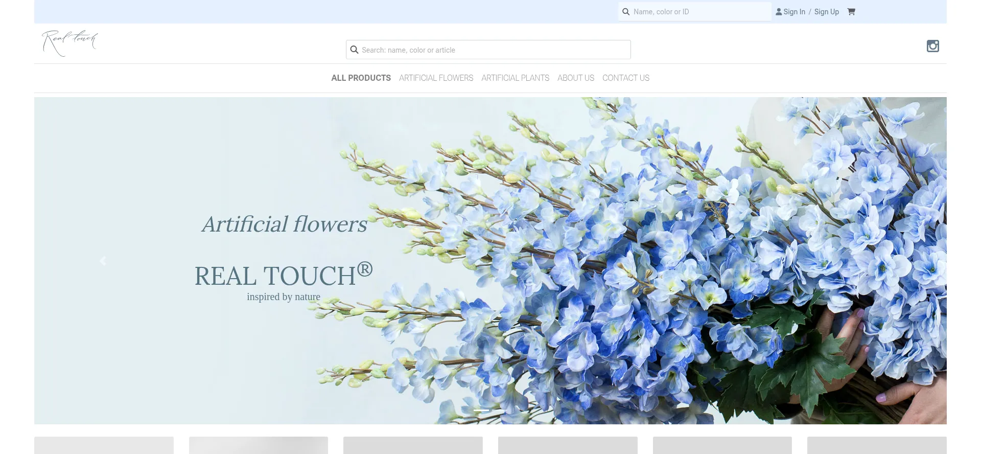 Realtouchflowers.us