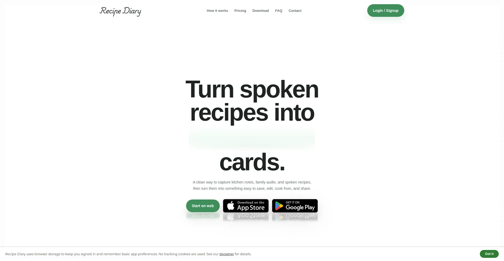 Recipediary.app