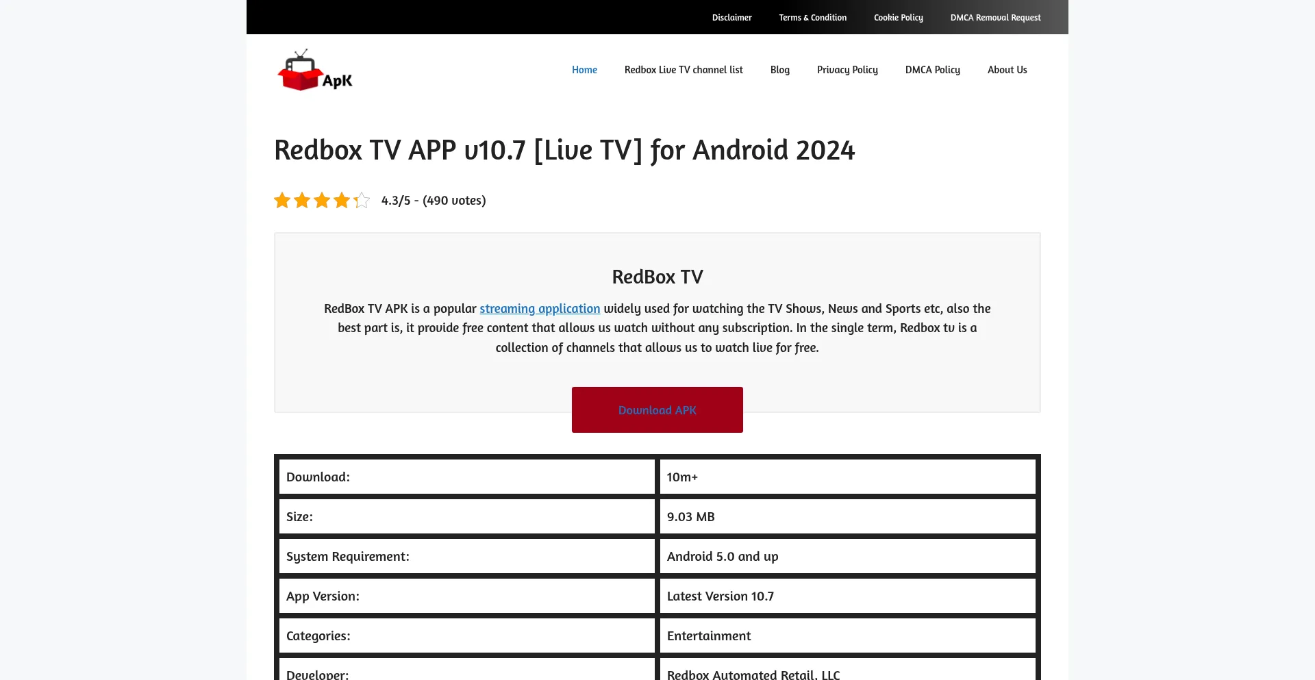 Ist Redboxtvapp.pro sicher und vertrauenswürdig?