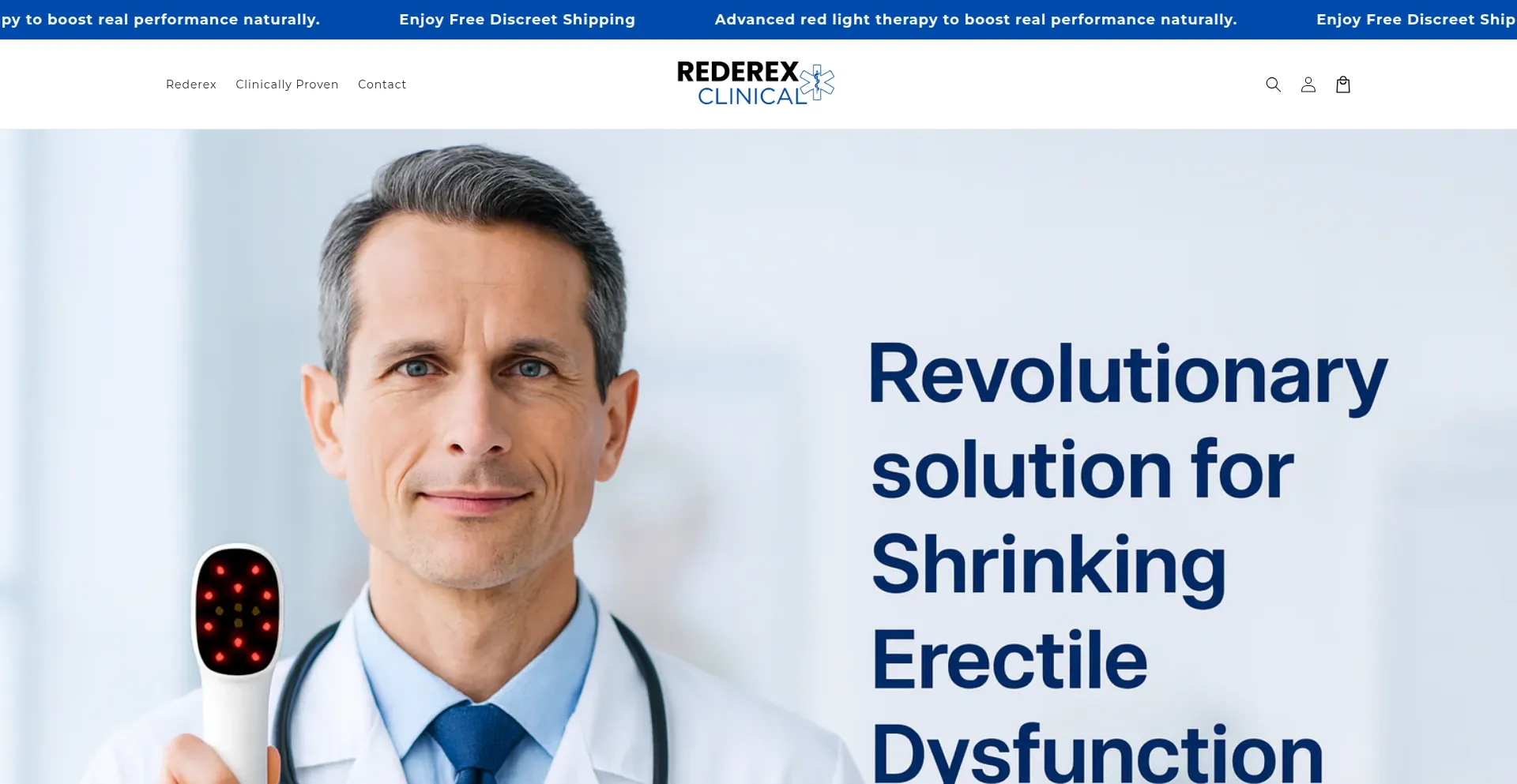 Website screenshot of Rederextherapy.com