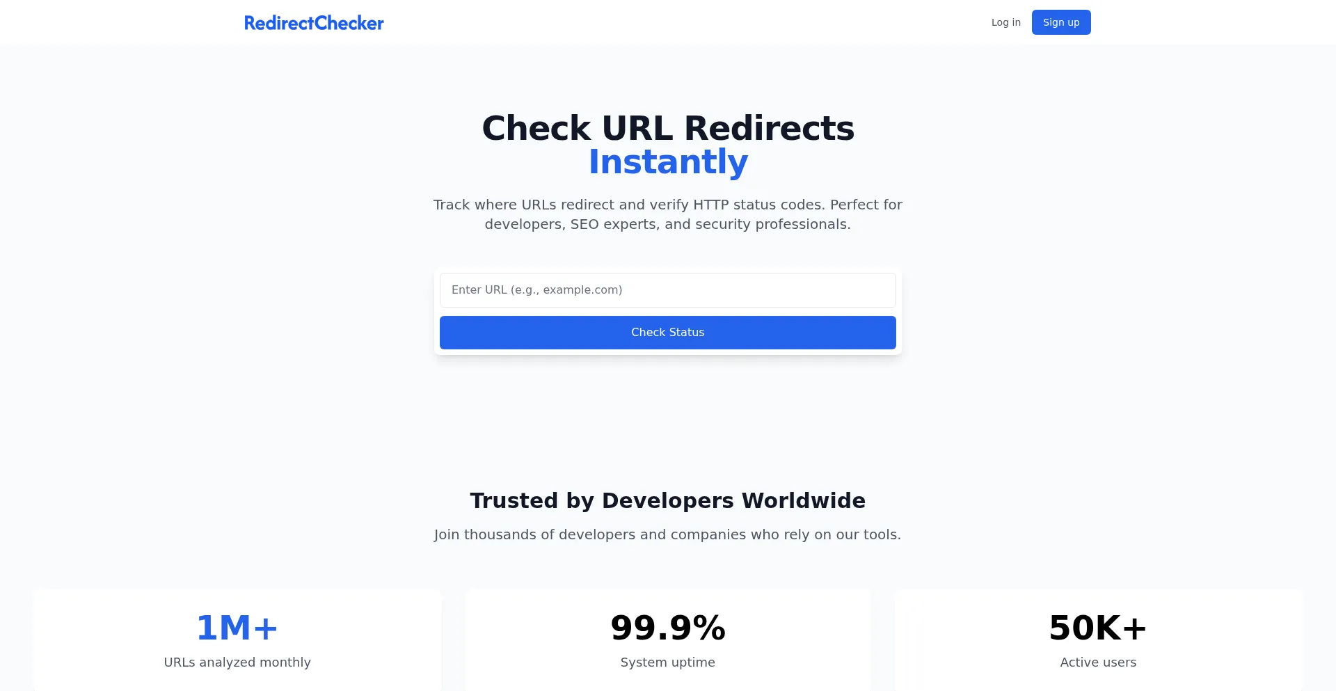 Redirectchecker.io