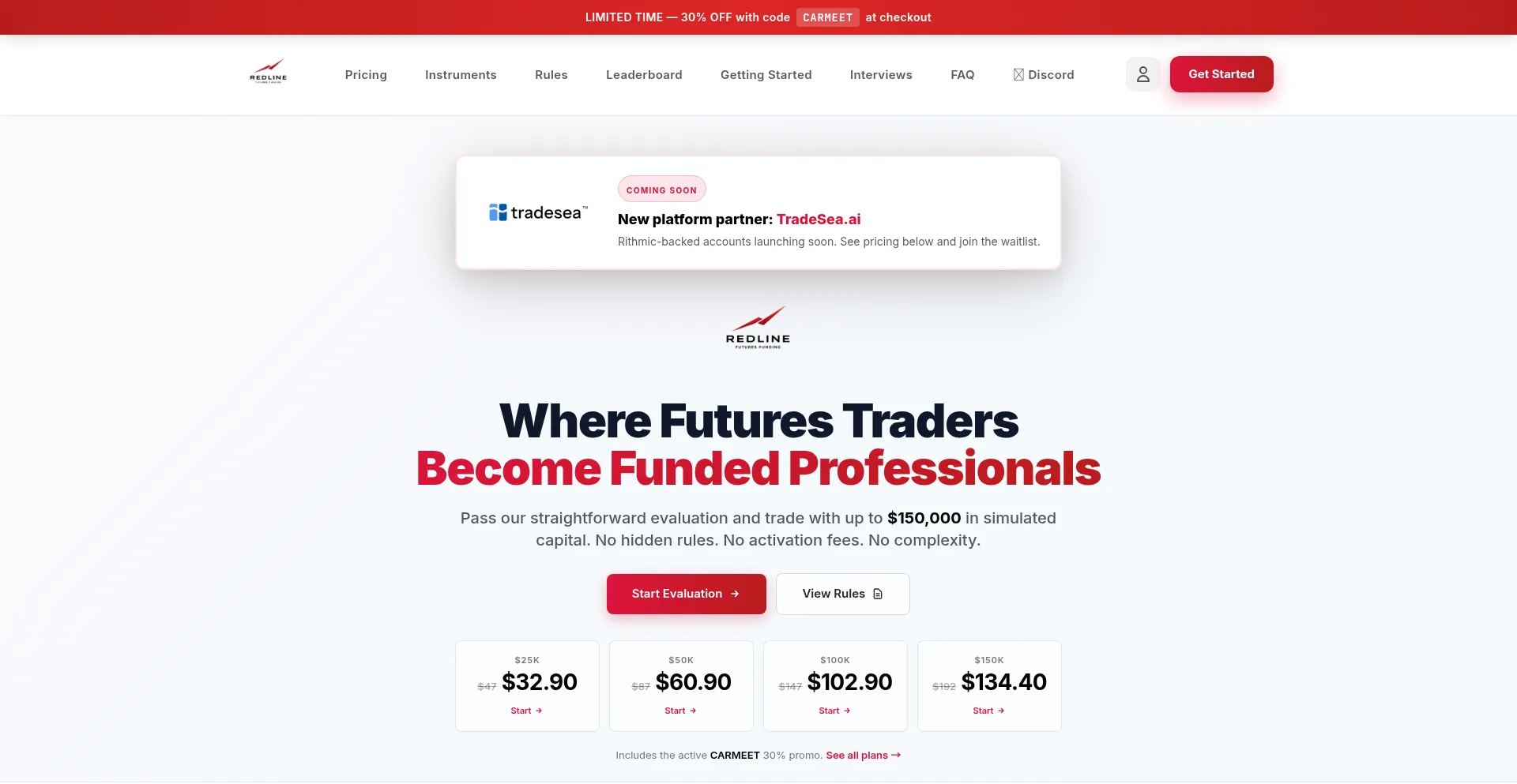 Redlinefuturesfunding.com