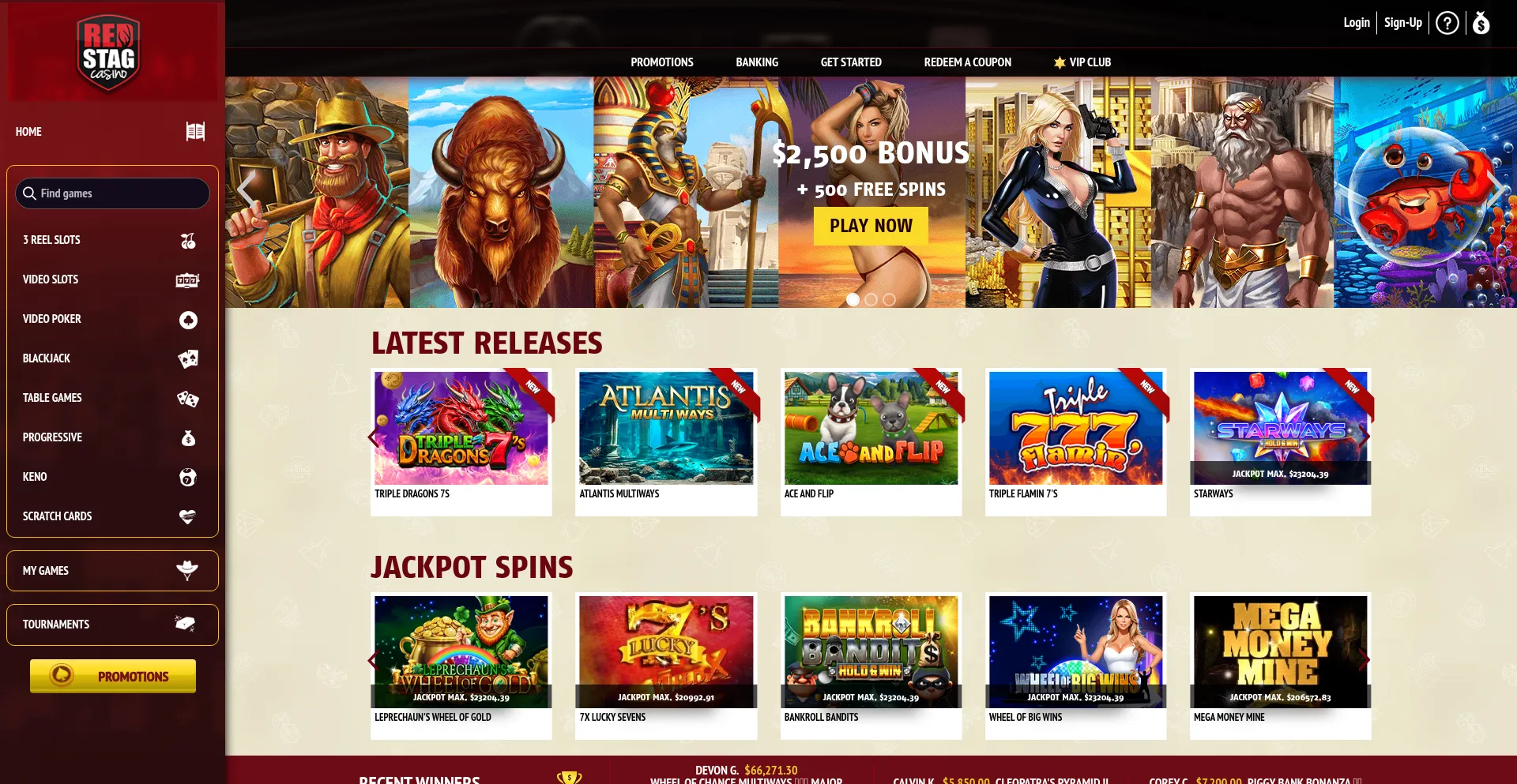 Redstagcasino.eu Screenshot