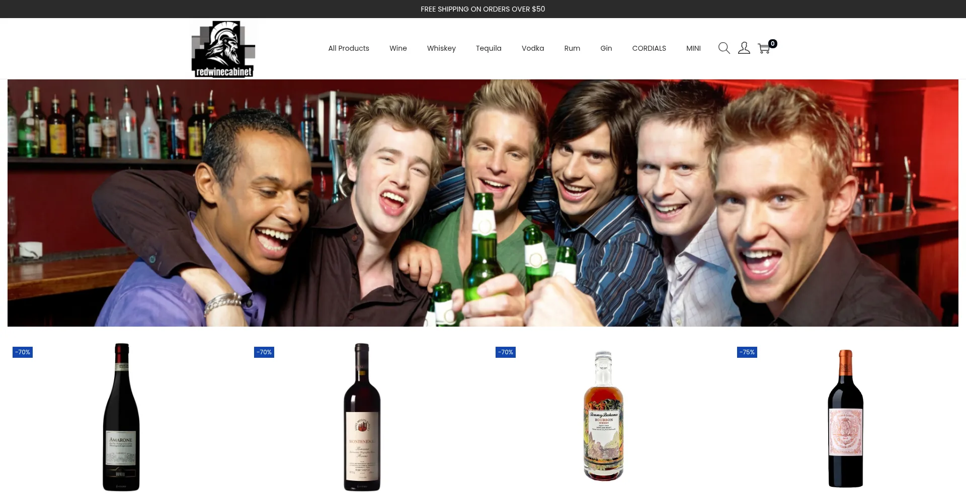 Redwinecabinet.com
