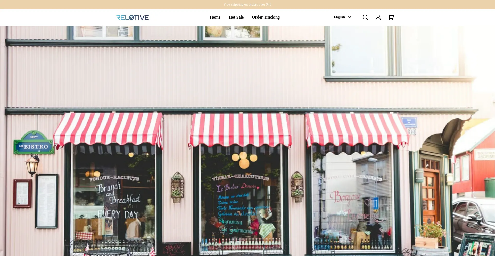 Website screenshot of Relativeon.com