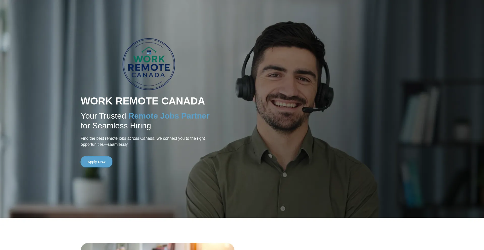 Website screenshot of Remoteworkca.net