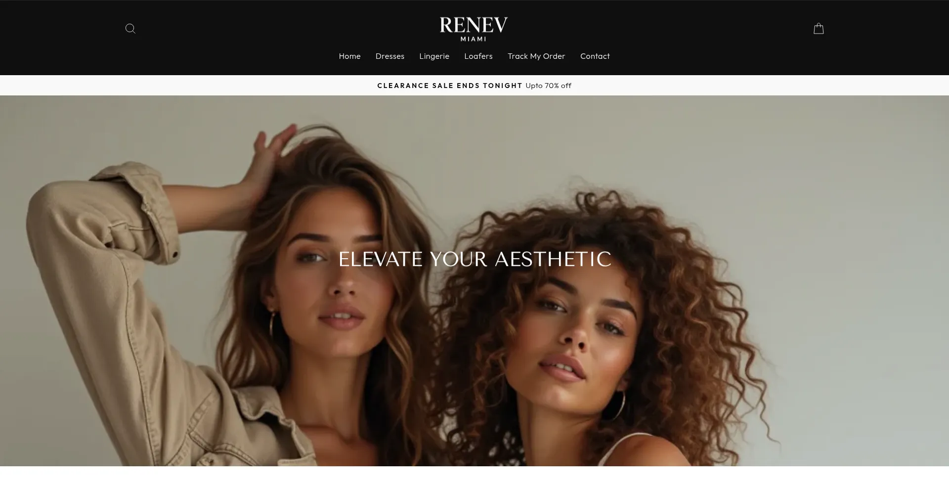Renev-miami.store Screenshot