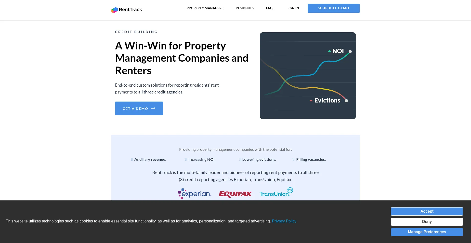 Renttrack.com Screenshot