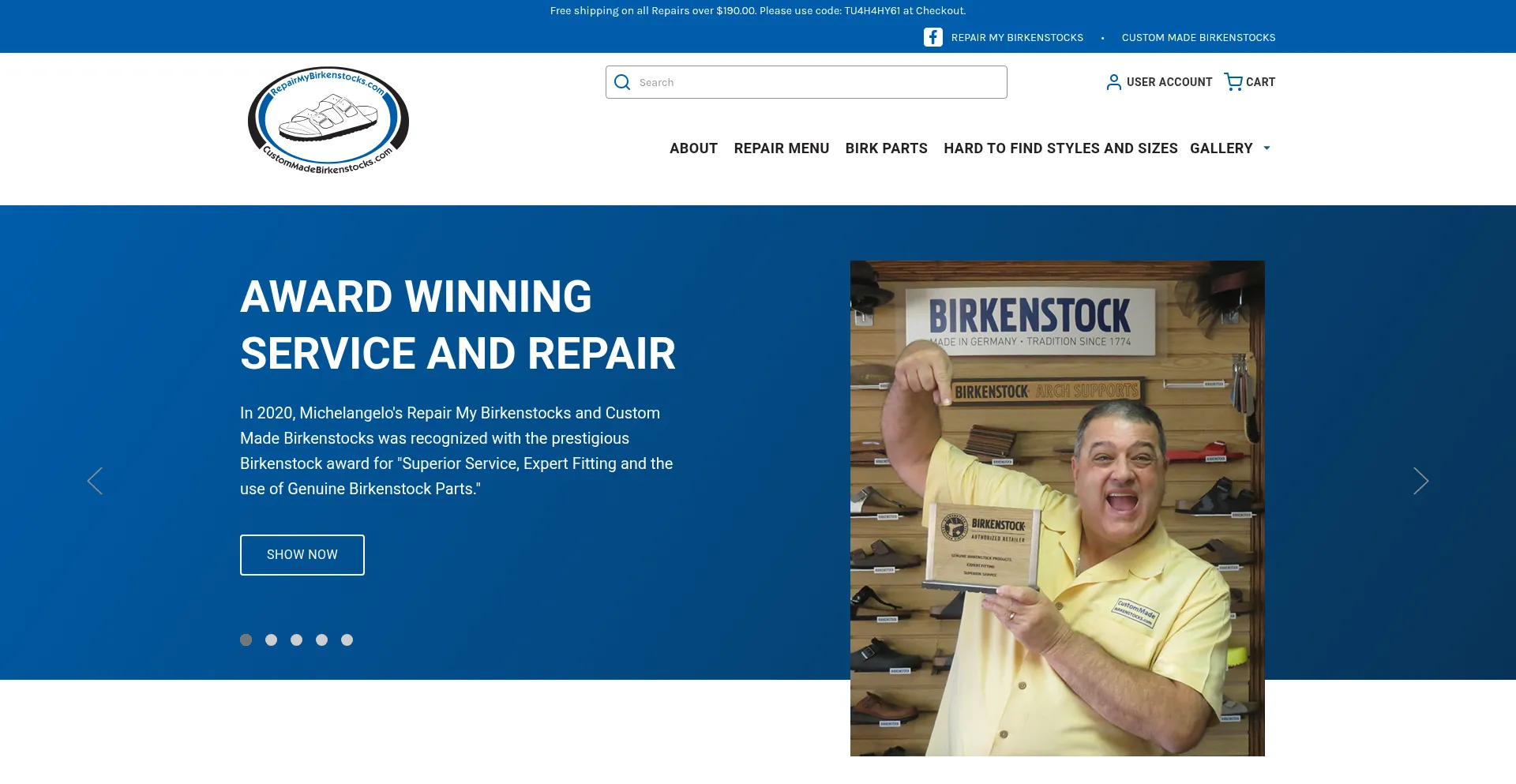 Ist Repairmybirkenstocks.com sicher und vertrauenswürdig?