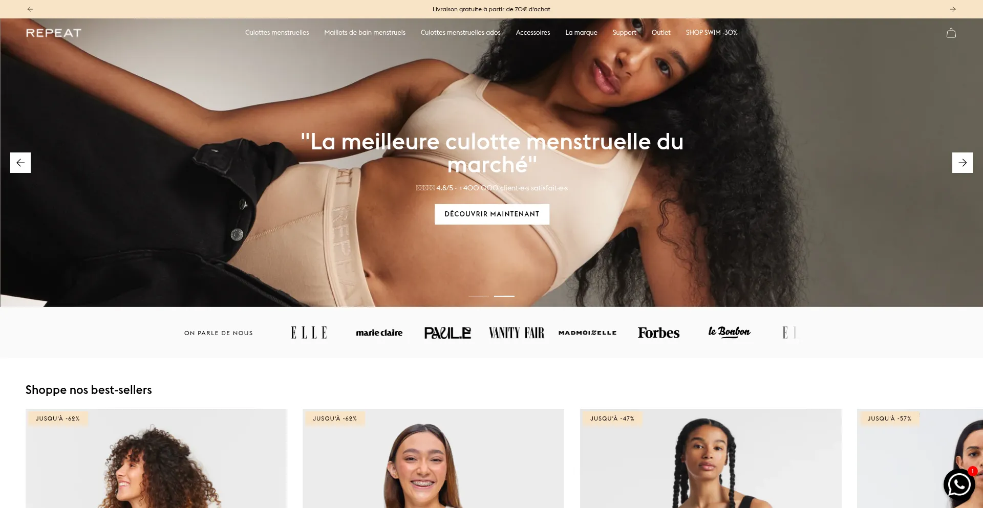 Ist Repeat-undies.fr sicher und vertrauenswürdig?